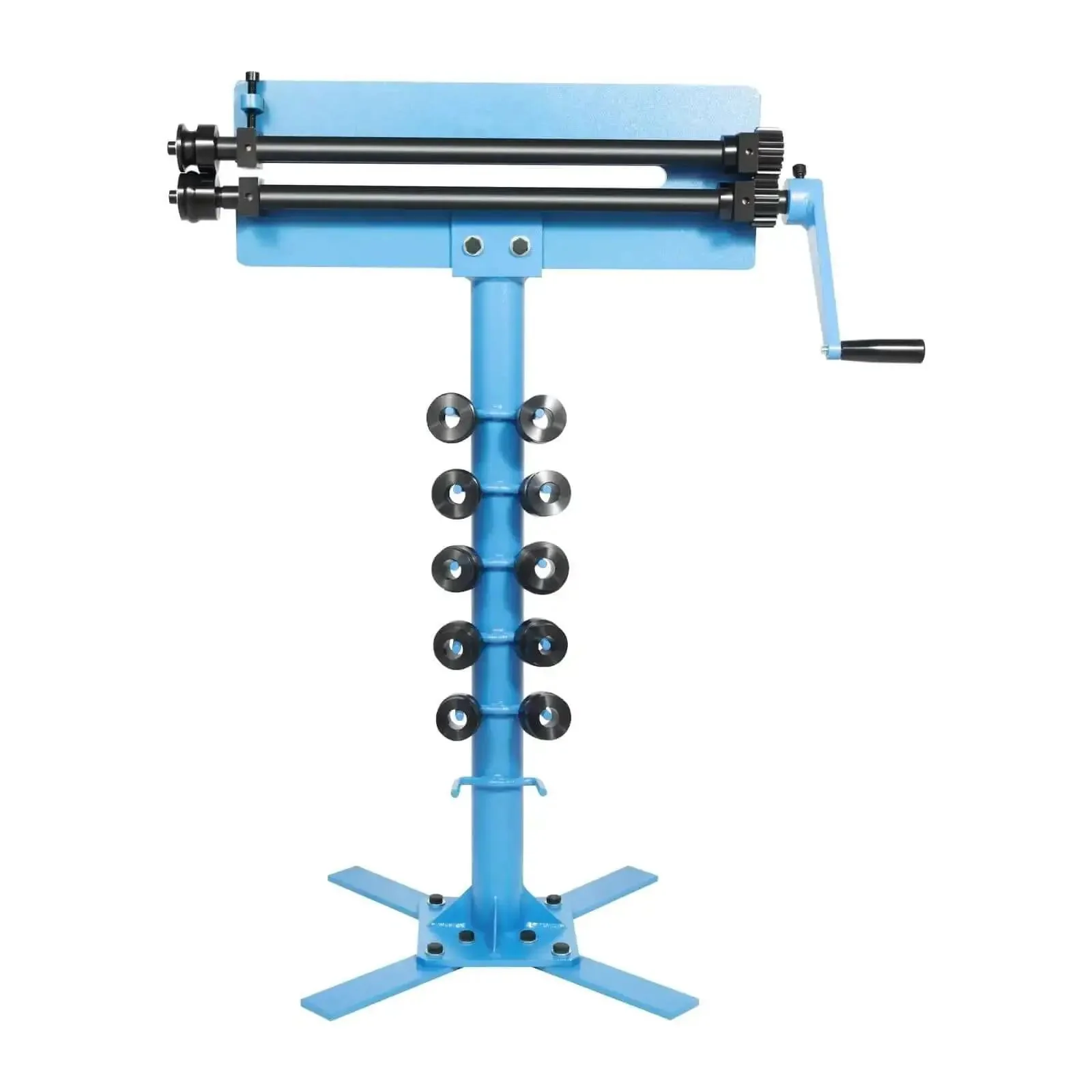 Sheet Metal Bead Roller Machine 1.2mm Manual Bead Rolling Tool With 6 Die Set For Wiring Flanging Elbow Bending And Crimping Durable Steel Rotary Bender For Fabrication Pros In DIY Workshops