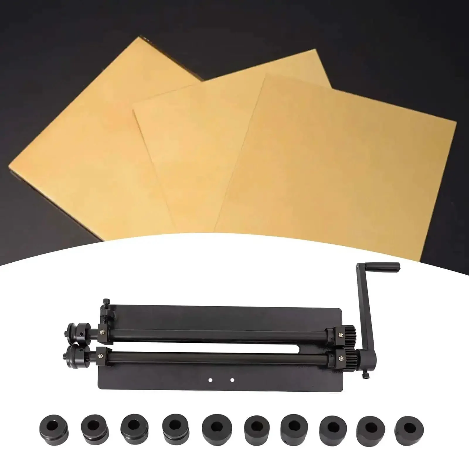 Sheet Metal Bead Roller Machine With Six Dies Set 1/16 Inch 1/8 Inch 1/4 Inch 3/8 Inch 1/2 Inch Bead Rotary Forming Tool For Fabrication And Metalworking 1.2mm Carbon Steel Build Heavy Duty Pro Grade - Image 3