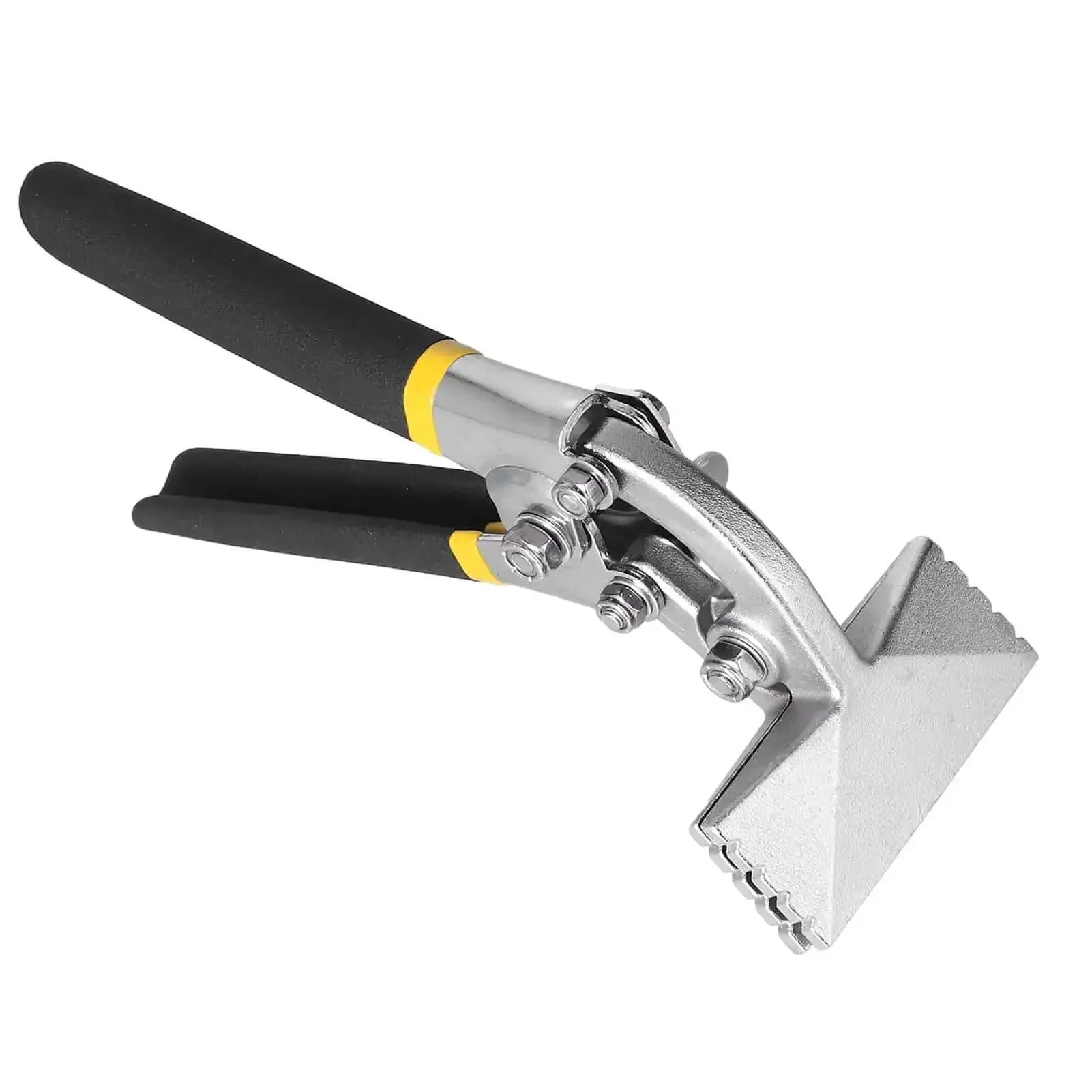 Sheet Metal Bender And Hand Seamer Pliers Alloy Steel Metal Bending Pliers For Bending Seaming And Flattening Metal 80mm Bent Type Heavy Duty Portable Crafting Tool For Ductwork Roofing And Sheet Metal Work - Image 7