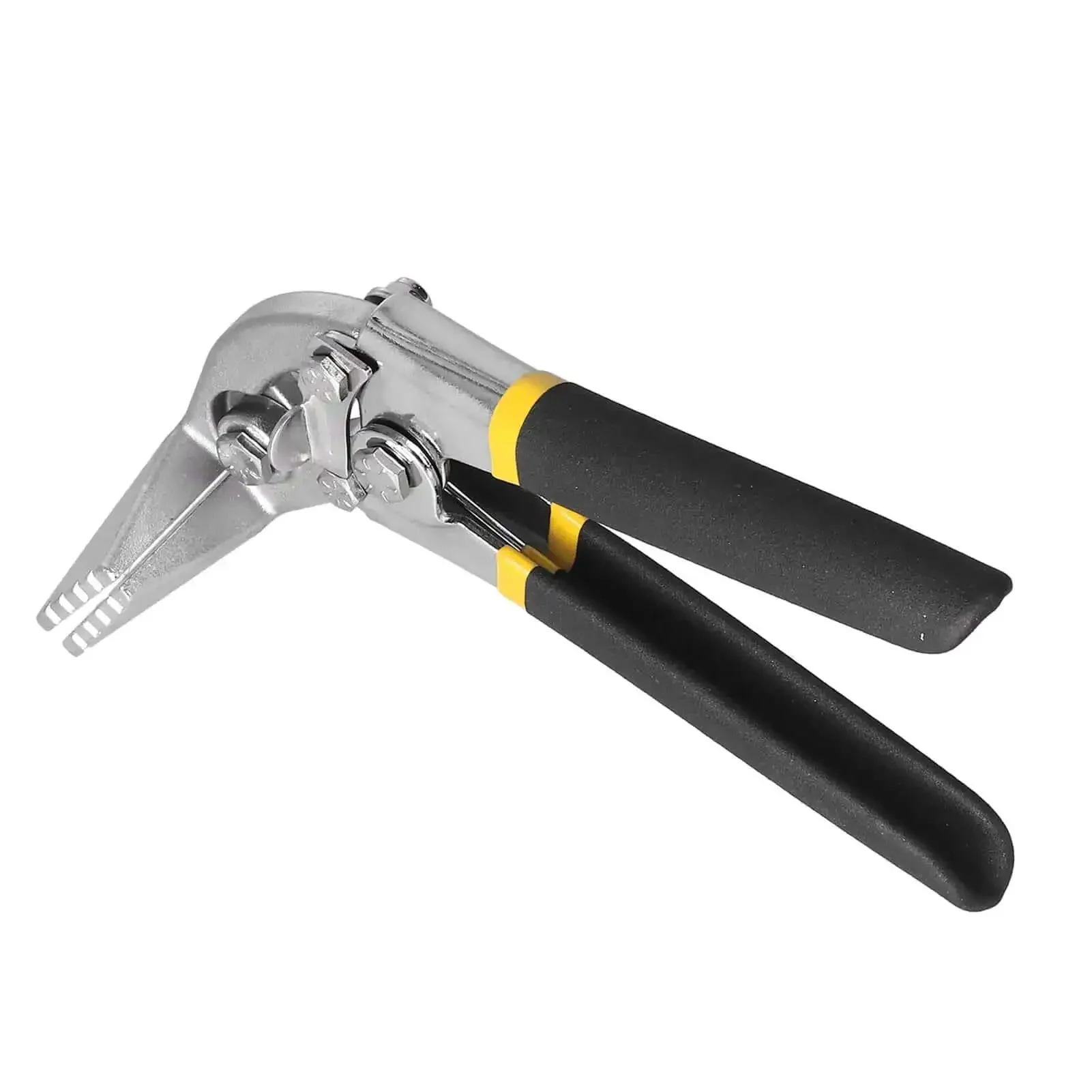 Sheet Metal Bender And Hand Seamer Pliers Alloy Steel Metal Bending Pliers For Bending Seaming And Flattening Metal 80mm Bent Type Heavy Duty Portable Crafting Tool For Ductwork Roofing And Sheet Metal Work - Image 9