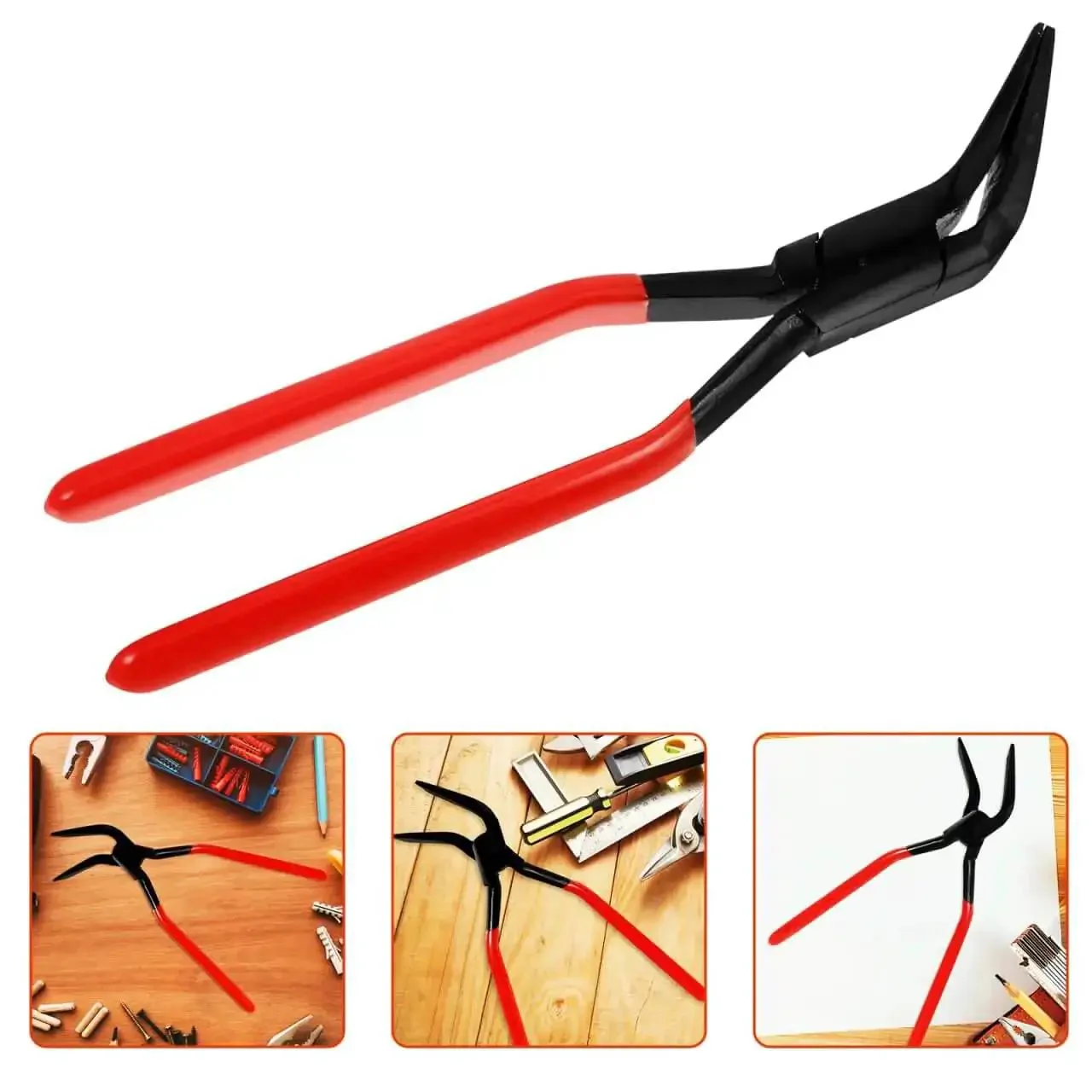 Sheet Metal Bender Pliers 10.23 Inch Folding Edge Hand Seamers With Built In Lock For Metalworking, Roofing And Light Keel Construction Pro Grade Heavy Duty Lightweight Ergonomic Design For Safe Storage And Easy Portable Use - Image 2