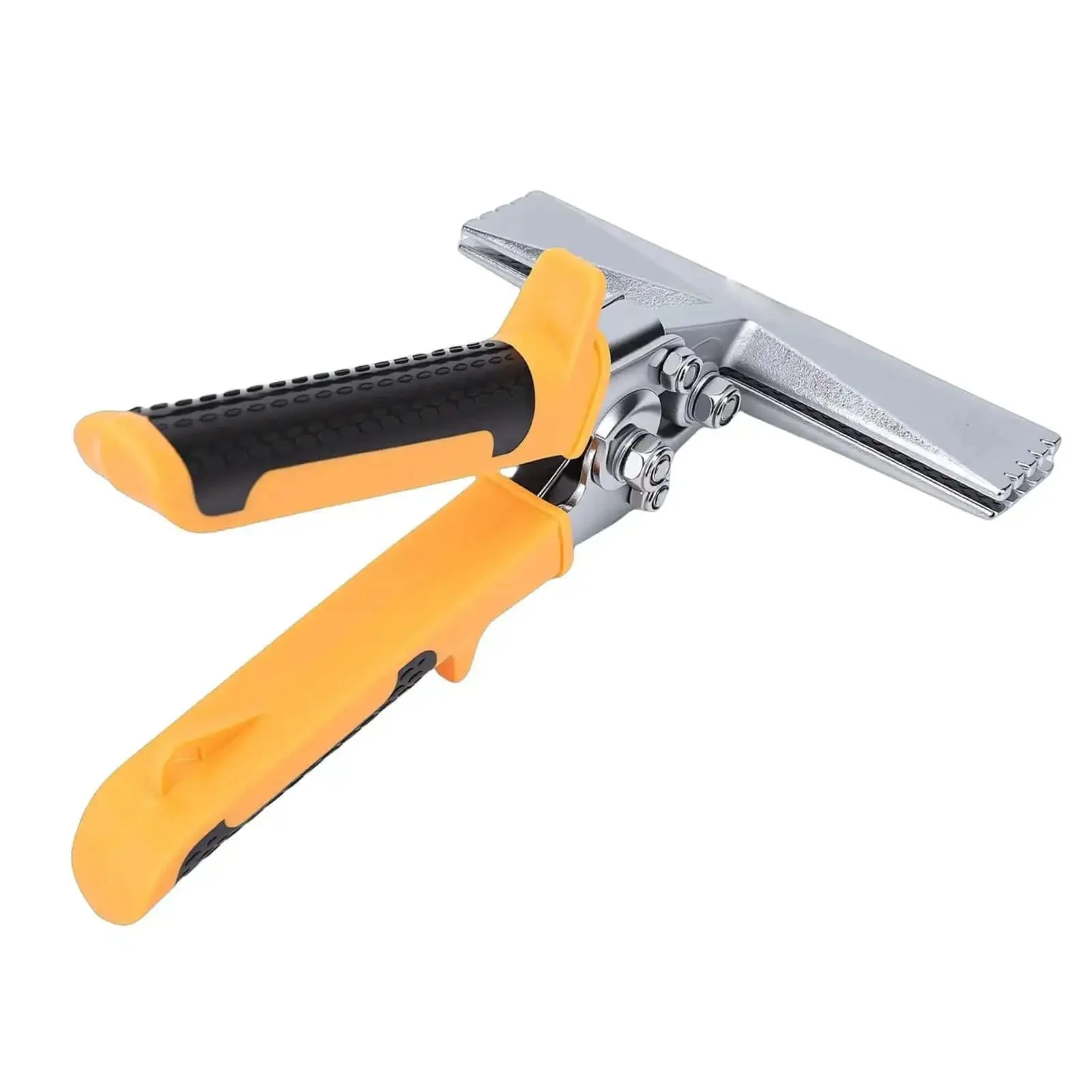 Sheet Metal Bender With 6 Inch Jaw, Forged CRV Steel Hand Seamer, Pro Grade Duct Crimping Tool With Ergonomic TPR Handle And Labor Saving Spring For HVAC Ductwork And Metal Fabrication - Image 6