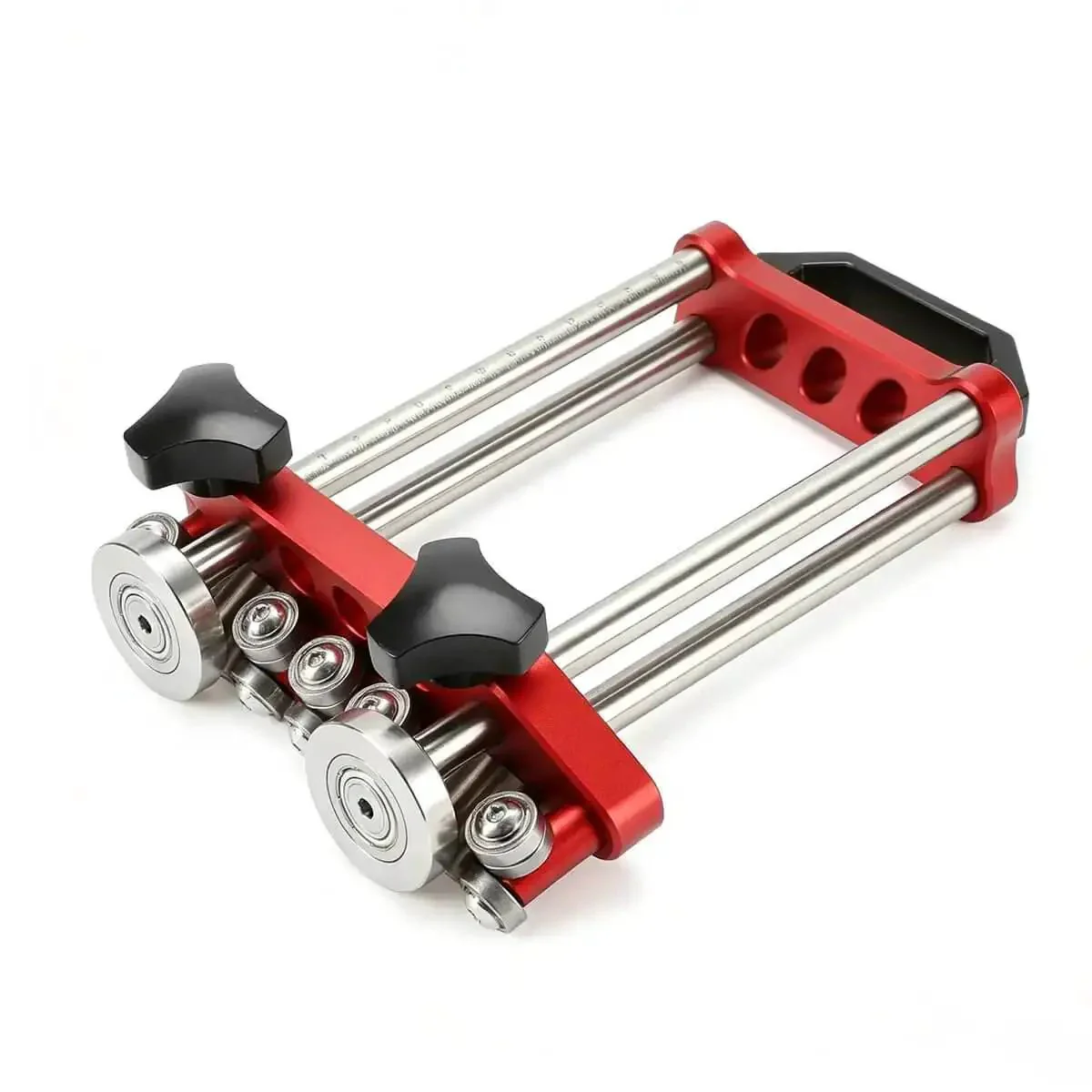Sheet Metal Bender With Dual Station Rollers For 0 To 100 Degrees, Lightweight Workhorse 7 Inch Tool For Pros And DIYers, No Scratch Angled Roller Delivers Clean, Professional Bends On Custom Complex Projects