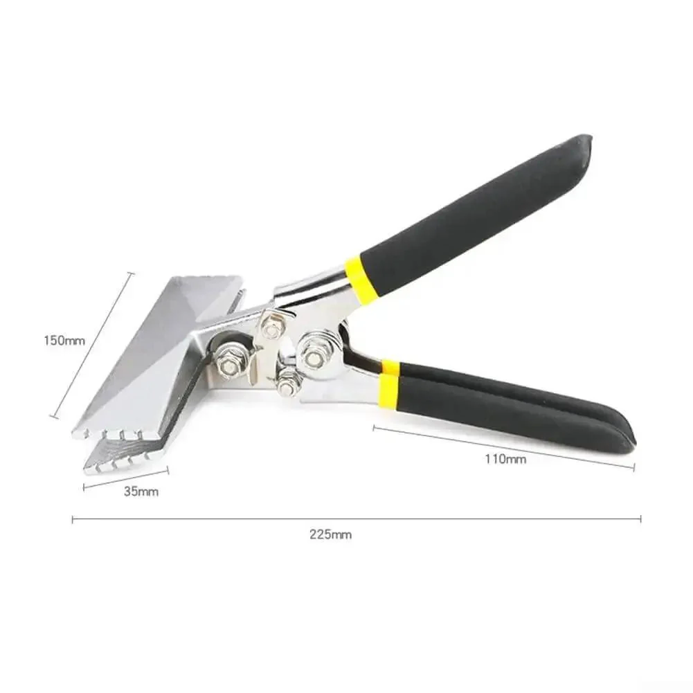Sheet Metal Bending Pliers Hand Seamer Crimping Tool Made From Chrome Vanadium Steel With Straight Elbow Handle For Light Steel Frames And Door Construction Heavy Duty Pro Grade Build - Image 6