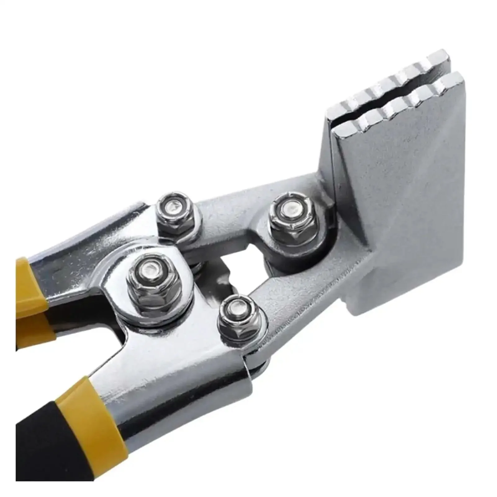 Sheet Metal Bending Pliers Hand Seamer With Wide Jaw And Ergonomic Grip, Durable Nickel-Plated Steel, Straight And Elbow Bends, 80mm And 150mm Tips, Ideal For Ductwork, Roofing, And DIY Construction Projects - Image 3