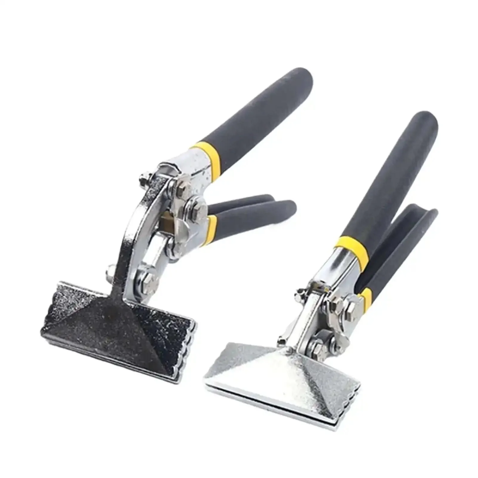 Sheet Metal Bending Pliers Set, Two Pack Three And A Quarter Inch Hand Tools For Metal Forming, Straight Former Bender, Forming Seamer And Seaming Plier, Heavy Duty Nickel Plated Steel With Ergonomic Grips