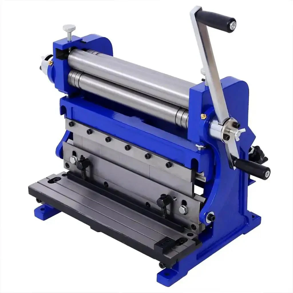 Sheet Metal Brake 3 In 1 12 Inch Shear Press Brake And Roll Machine For Home Shop And Pro Fabrication Boss Level Heavy Duty Metalworking Tool With 20 Gauge Capacity And Solid Cast Iron Construction - Image 6