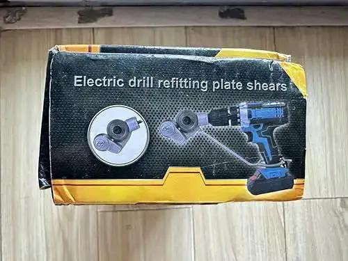 Sheet Metal Cutter Drill Attachment With Serrated Wheel For Nibbler Style Cutting, Drill Adapter Kit For Iron Steel Copper Aluminum, Easy Mount Pro Grade Heavy Duty Do It Yourself Metalworking Tool - Image 7
