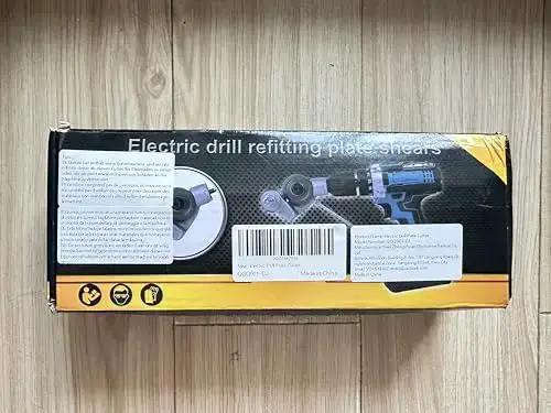 Sheet Metal Cutter Drill Attachment With Serrated Wheel For Nibbler Style Cutting, Drill Adapter Kit For Iron Steel Copper Aluminum, Easy Mount Pro Grade Heavy Duty Do It Yourself Metalworking Tool - Image 9