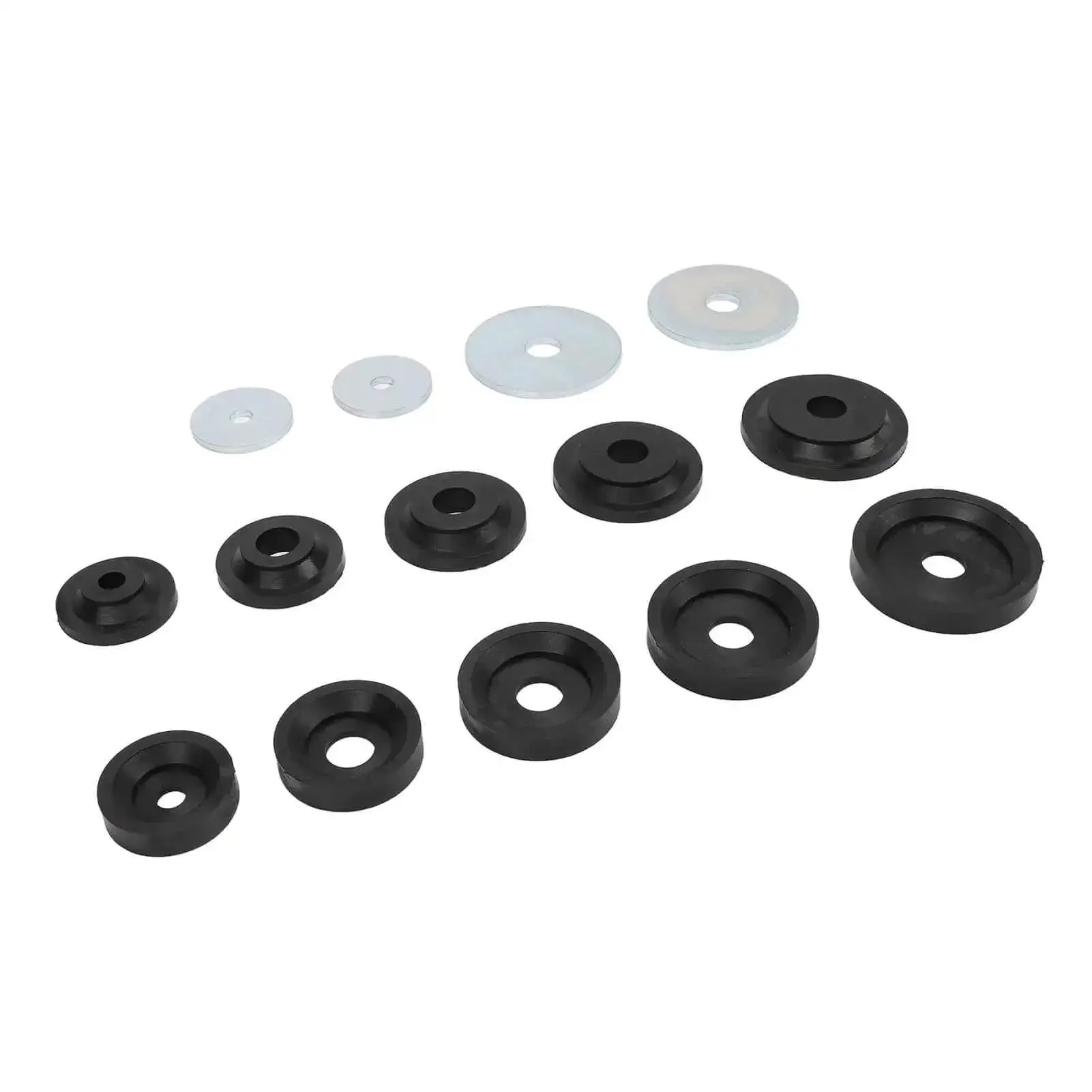 Sheet Metal Dimple Die Set In Carbon Steel With Flared Hole Dimple Dies And Backing Discs For Hydraulic Punch Driver Use Create Raised Details And Stronger Edges On Metal Projects For DIYers - Image 8