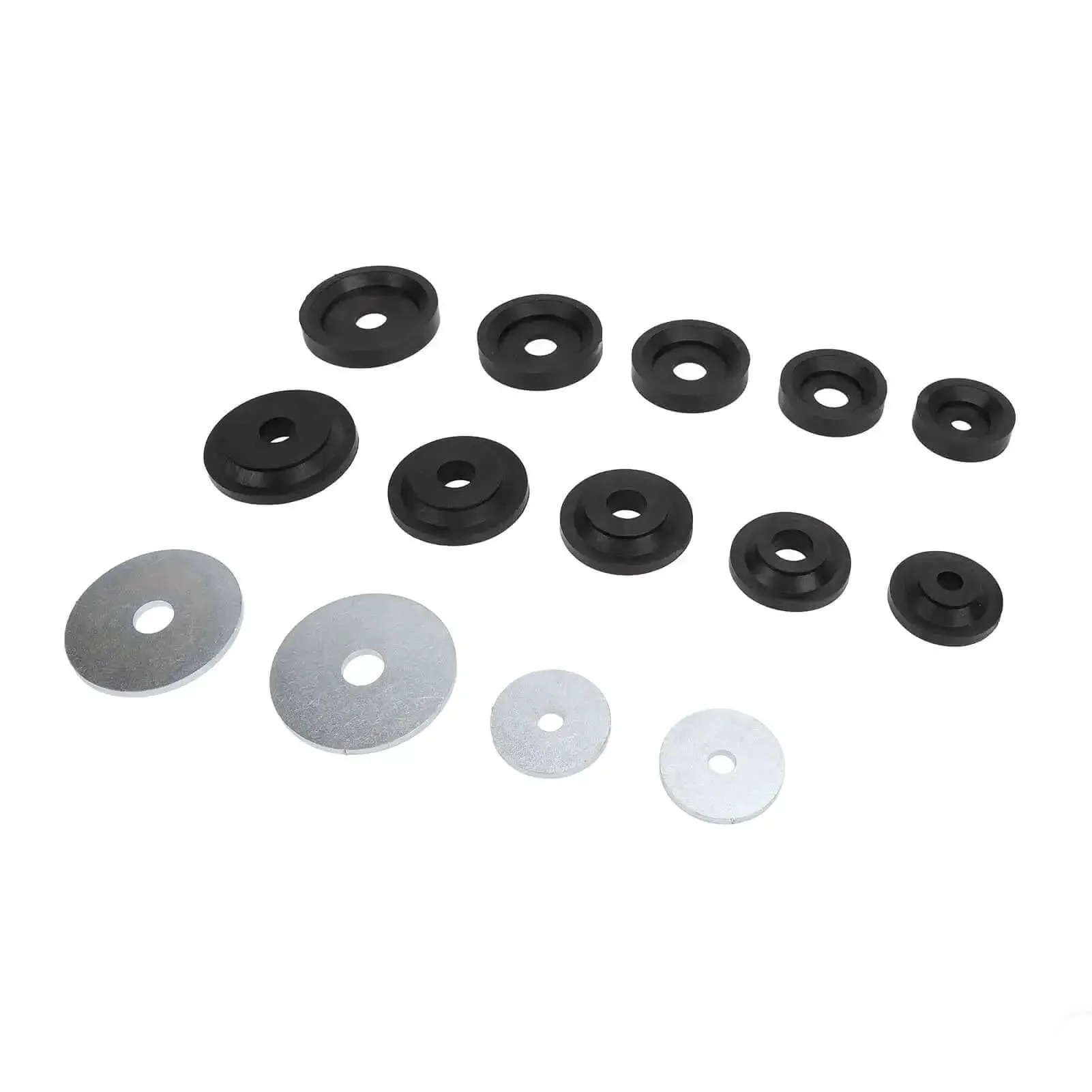 Sheet Metal Dimple Die Set In Carbon Steel With Flared Hole Dies And Backing Discs For Harbor Hydraulic Punch Driver Durable Shop Tool For Precise Burr Free Holes - Image 7