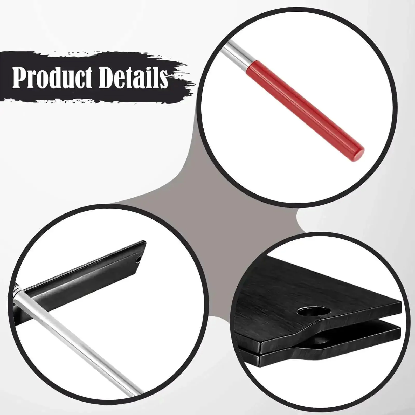 Sheet Metal Folding Hemming Tool For Standing Seam Roofing, Heavy Duty Carbon Steel Bender With Comfortable Ergonomic Grip, Pro Grade Precision Aiming Hole For Accurate Bends, Handheld DIY Metalworking 12 X 15 Inch - Image 6