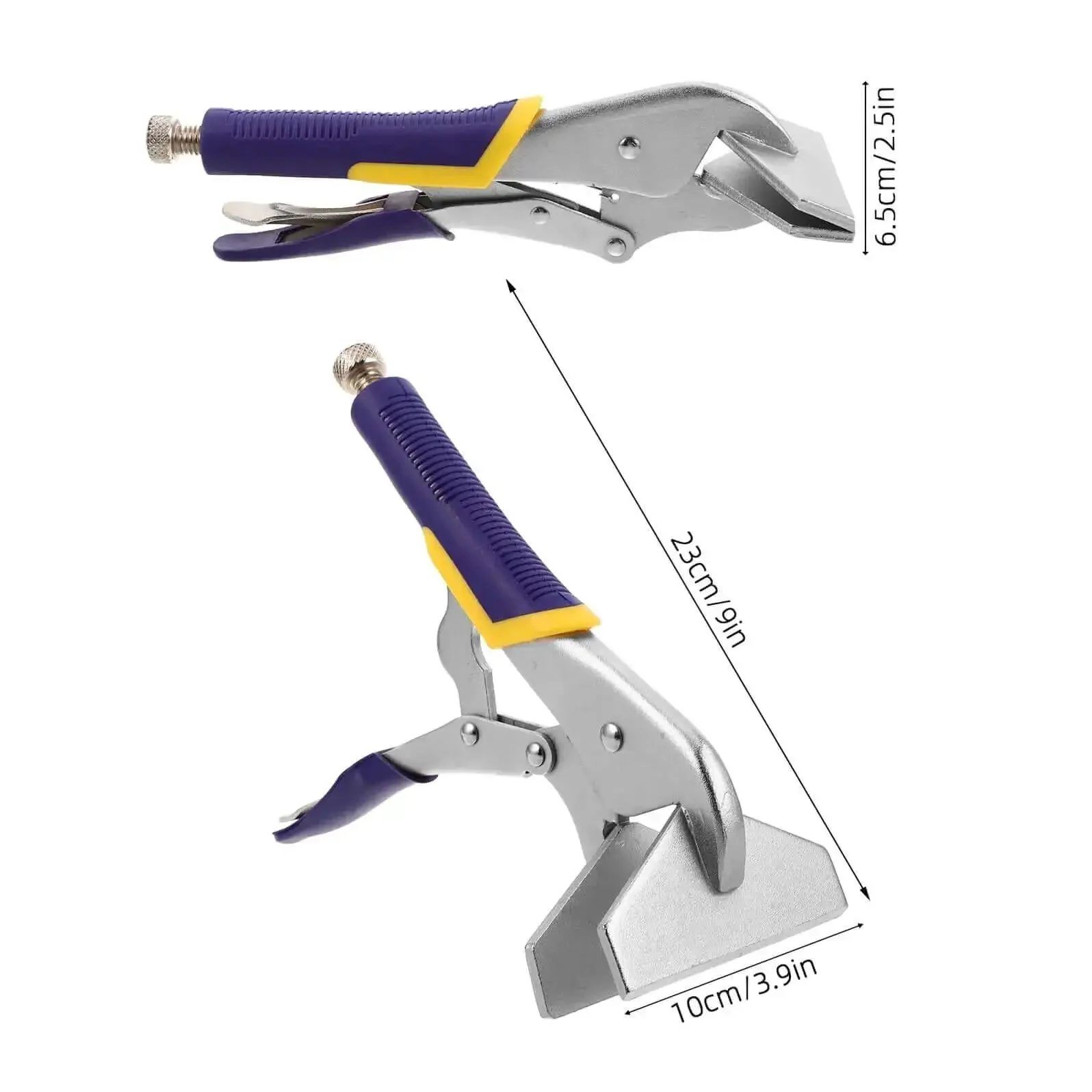 Sheet Metal Hand Seamer Pliers With Straight Jaw And Ergonomic Non Slip Grip For HVAC Repairs Multifunction Folding Tool For Seam Bending And Locking Pliers Tasks All Purpose Sheet Metal Tool For Professional Fabrication - Image 9
