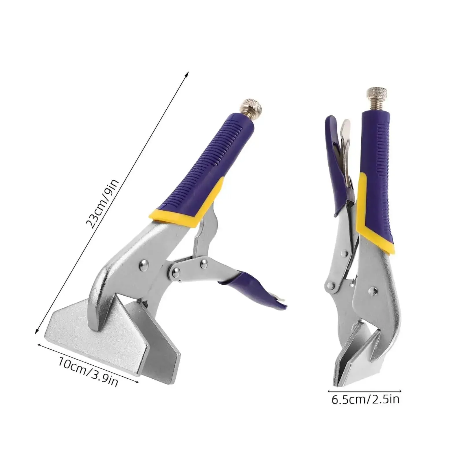 Sheet Metal Hand Seamer Pliers With Straight Jaw For Metal Bending And Clamping Tool For Fabrication And HVAC Use Ergonomic Handle Pliers For Pro Tradesmen - Image 2