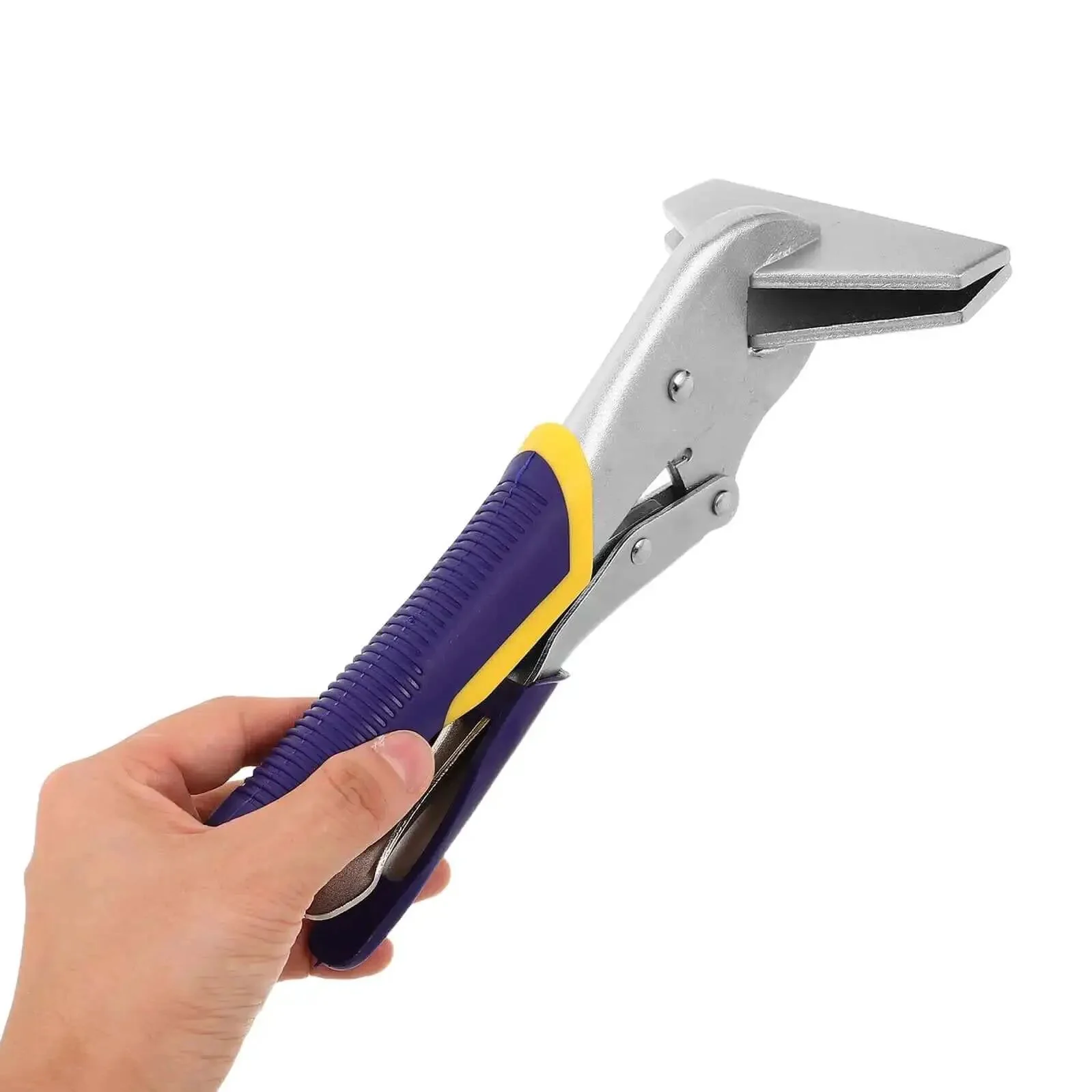 Sheet Metal Hand Seamer Pliers With Straight Jaw For Metal Bending And Clamping Tool For Fabrication And HVAC Use Ergonomic Handle Pliers For Pro Tradesmen - Image 7