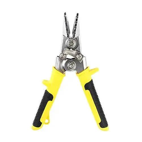 Sheet Metal Hand Seamer With 6 Inch Jaw For Flattening Bending And Seaming Metal Sheets Manual Pliers With Comfort Grip Handle Built Tough From High Strength Steel Nickel Plated For Durable Fabrication And Repair - Image 3