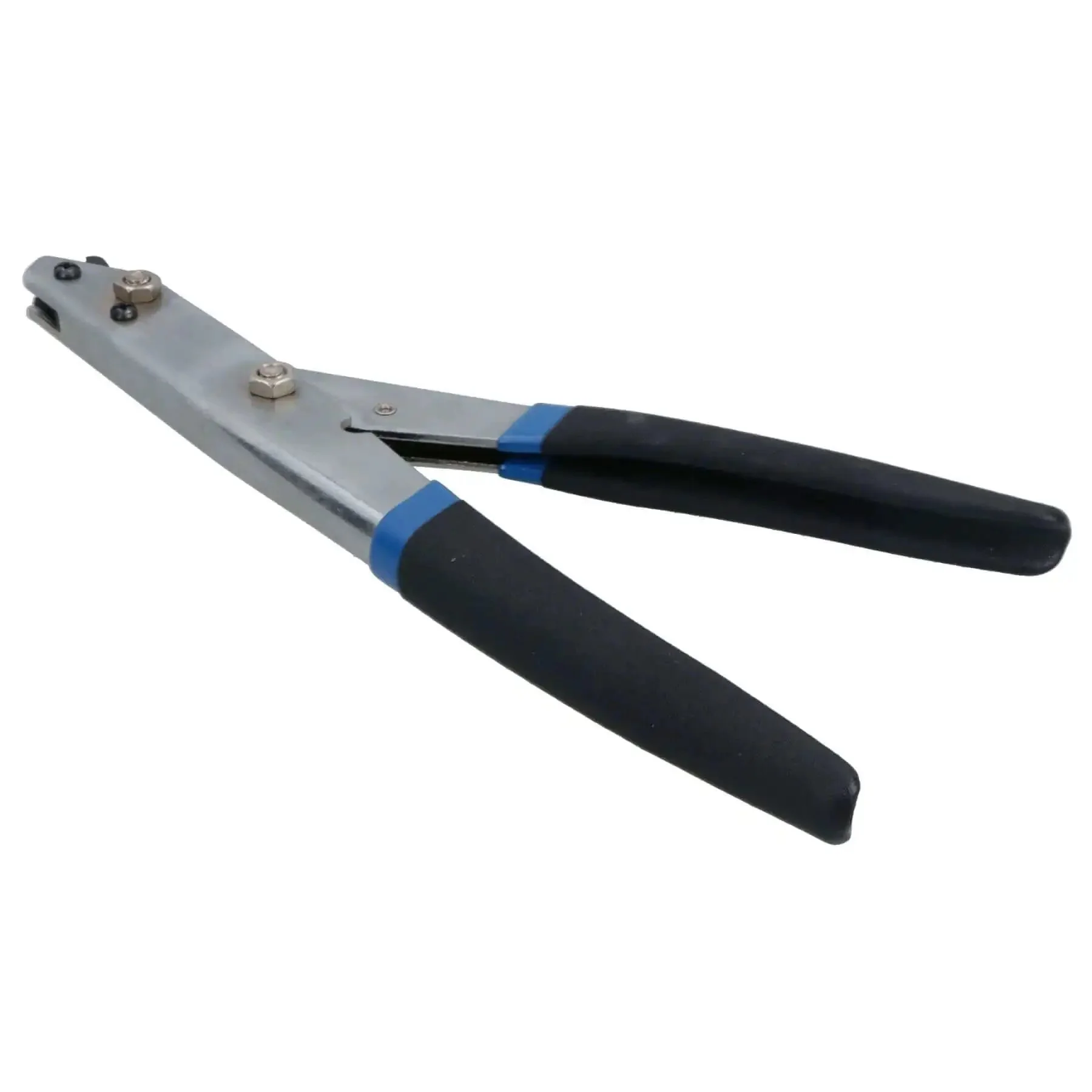Sheet Metal Nibbler Hand Nibbler Steel Cutter For Aluminum, Brass, Copper, And Plastic With 1mm Steel 1.2mm Aluminum Cutouts Trim Circles Mid Panel Edges And Easy Grip Rubber Ergonomic Handles - Image 2
