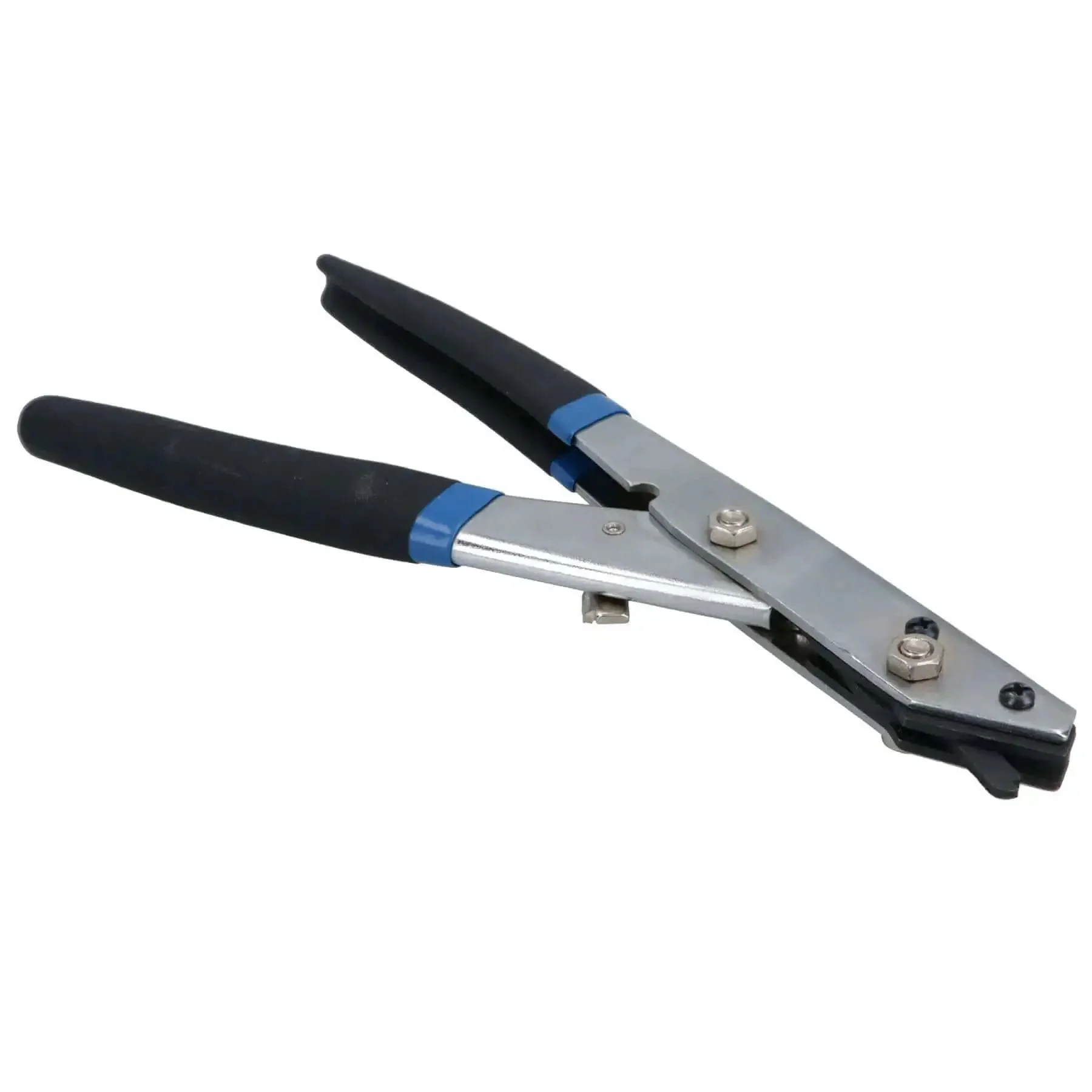 Sheet Metal Nibbler Hand Nibbler Steel Cutter For Aluminum, Brass, Copper, And Plastic With 1mm Steel 1.2mm Aluminum Cutouts Trim Circles Mid Panel Edges And Easy Grip Rubber Ergonomic Handles - Image 5