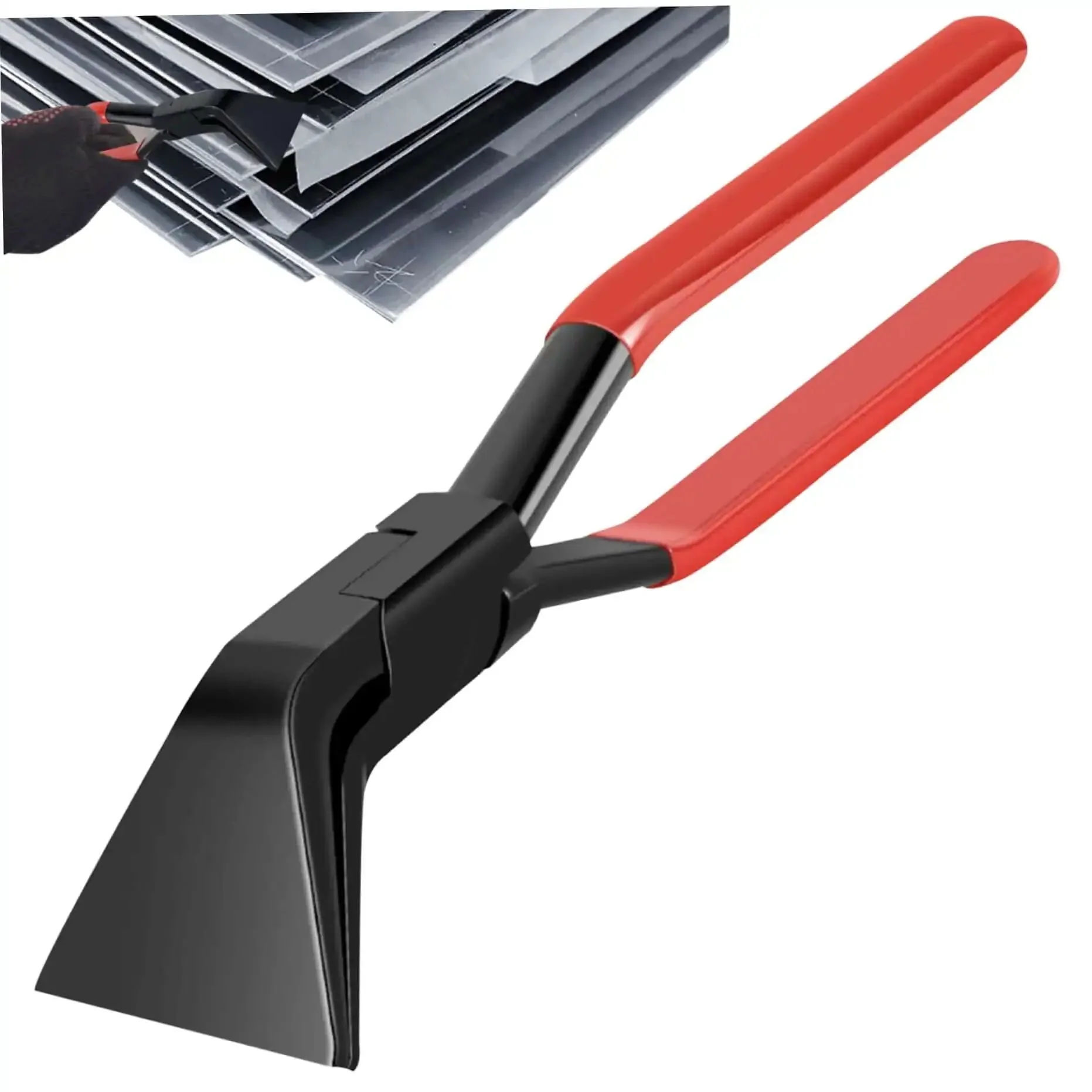 Sheet Metal Pliers And Bender For 45 Degree Bends 60mm Wide Built Tough Pro Grade With Non Slip Handle Anti Rust Hand Seamers For Bending And Smoothing Sheet Metal High Carbon Steel Construction Durable Metalworking Tool