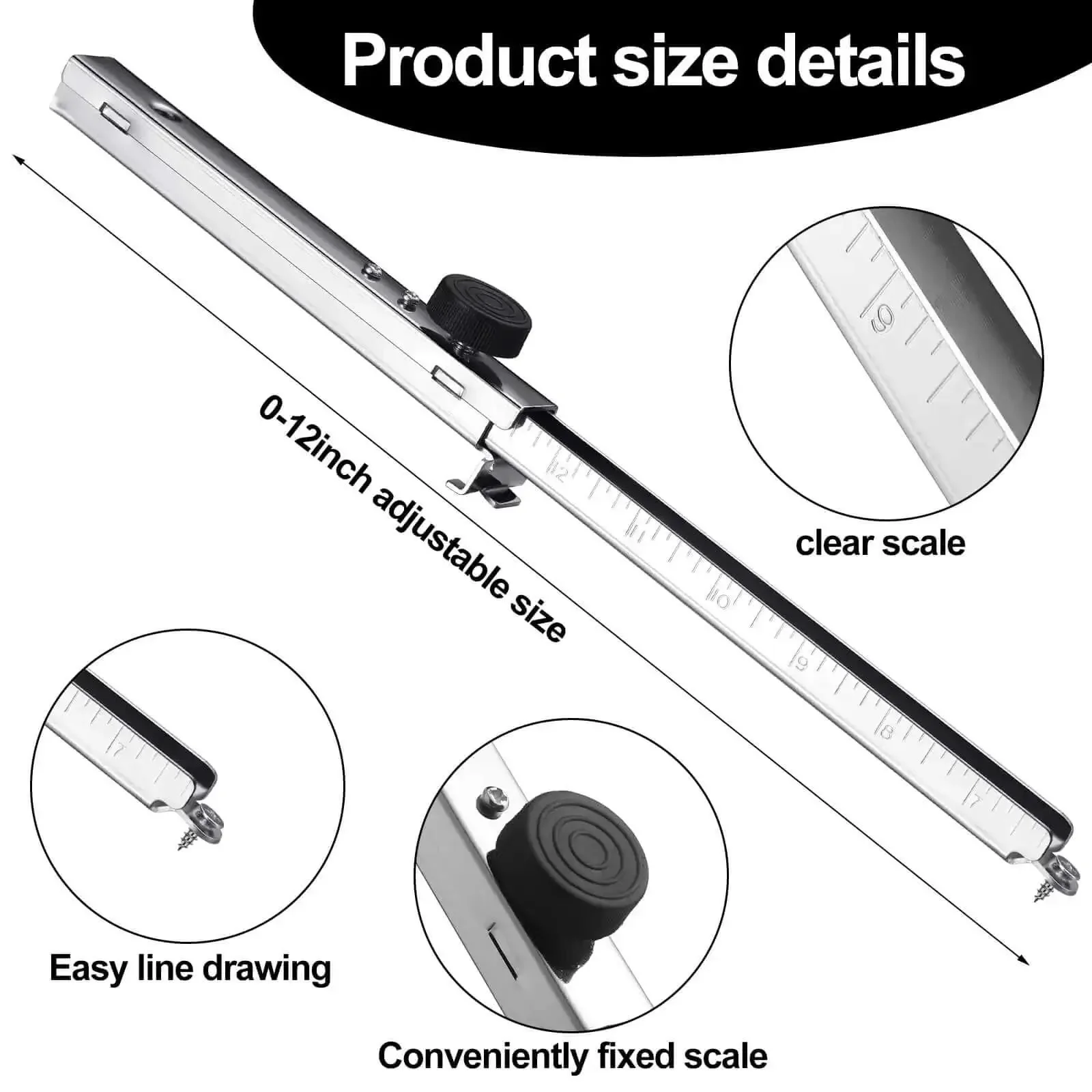 Sheet Metal Scribe Marking Gauge One Pack Precision Scribing Tool For Metal Wood Plastic Hardboard With Durable Construction And Easy Grip Handling For Quick Accurate Line Marking Pro Grade Quality - Image 6