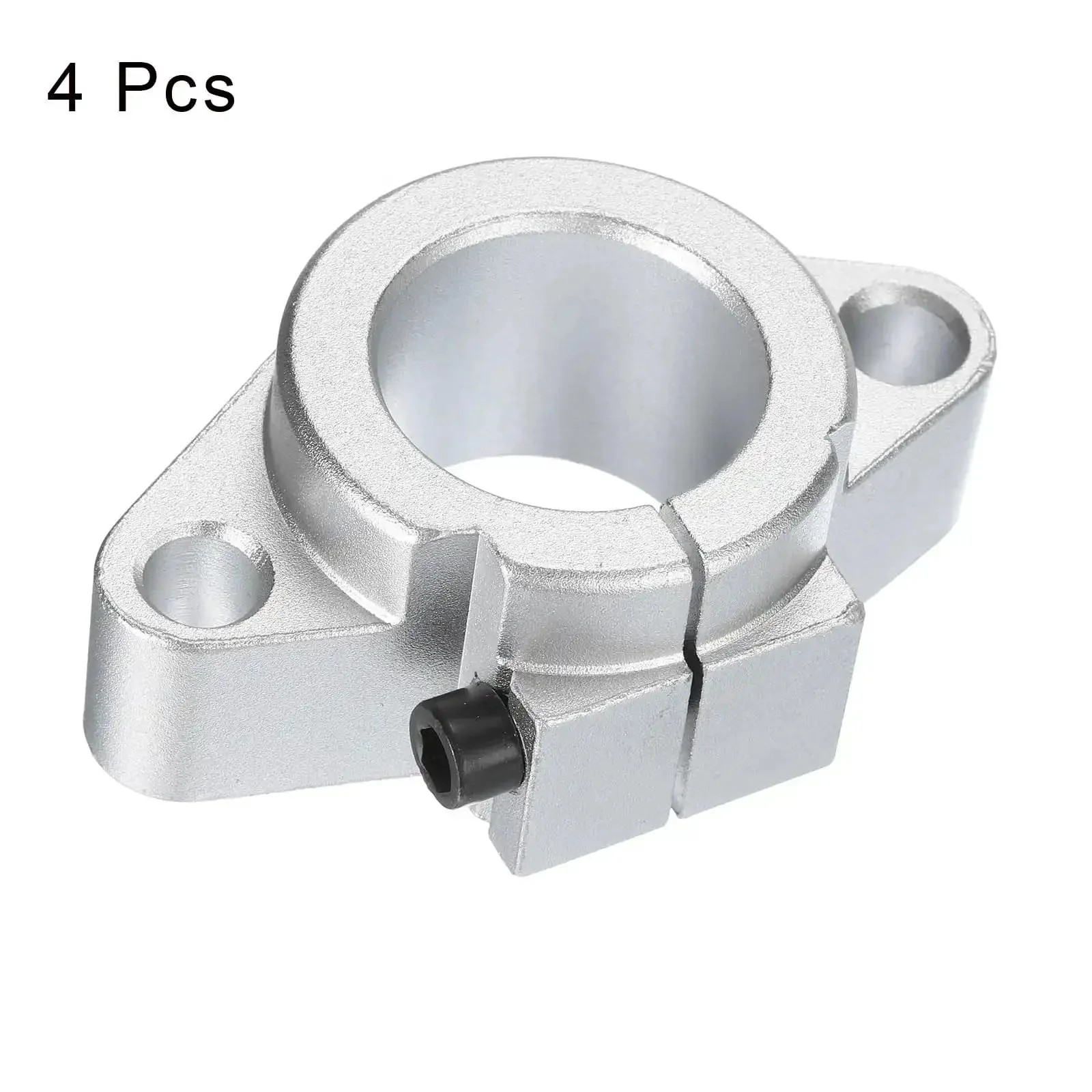 SHF30 Aluminum Linear Rod Rail Shaft Support 4 Pack With Wrench For 30mm Shaft Mounting Brackets Ideal For CNC Machines 3D Printers And Automation Equipment - Image 6
