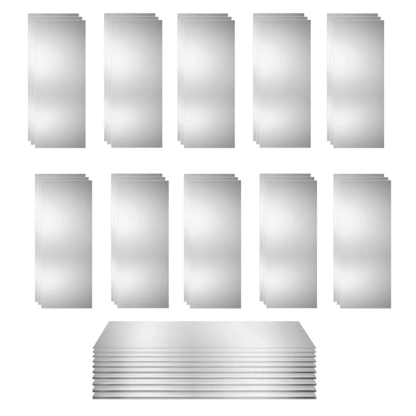 Shim Stock Kit 30 Piece Stainless Steel Shim Strips 2 By 6 Inches 304 Grade With Ten Fine Thicknesses From 0.001 To 0.01 Leveling Gap Filling Kitchen Trim Home Improvement Tools