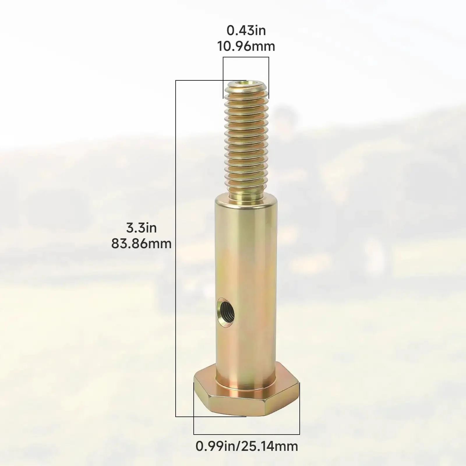 Shoulder Bolt 7/16-14 For Lawn Mowers And Lawn Tractors Replacement Part 738-3102 938-3102 01000302 17AE3AGF010 17AF3AGV099 Durable Steel Fastener For Easy Install Compatible With Cub Cadet MTD Craftsman Z Force 44 And 4815F Models - Image 6