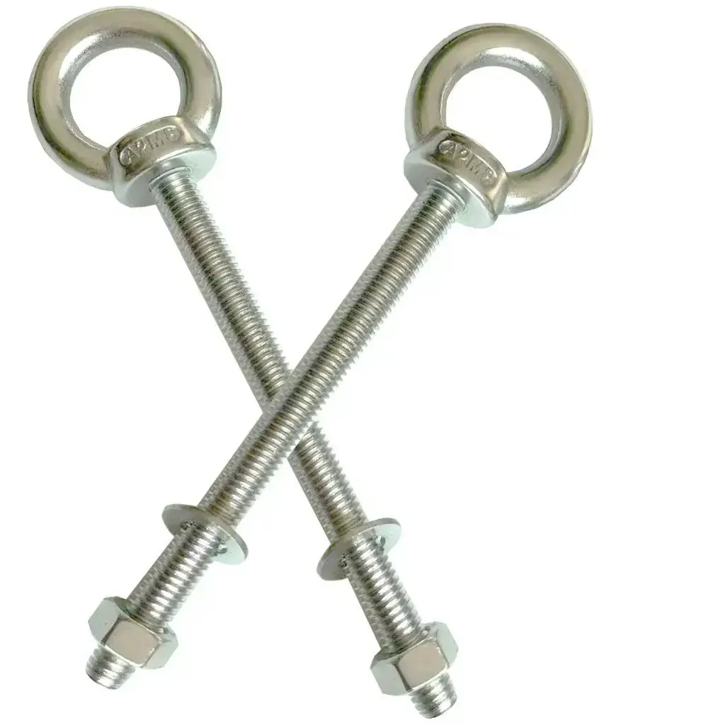 Shoulder Eye Bolts M8 Stainless Steel Built Tough Heavy Duty With Washers And Nuts For Lifting And Securing Cables And Wires Long Shank Thread 100mm Overall Length 135mm 2 Pack - Image 4