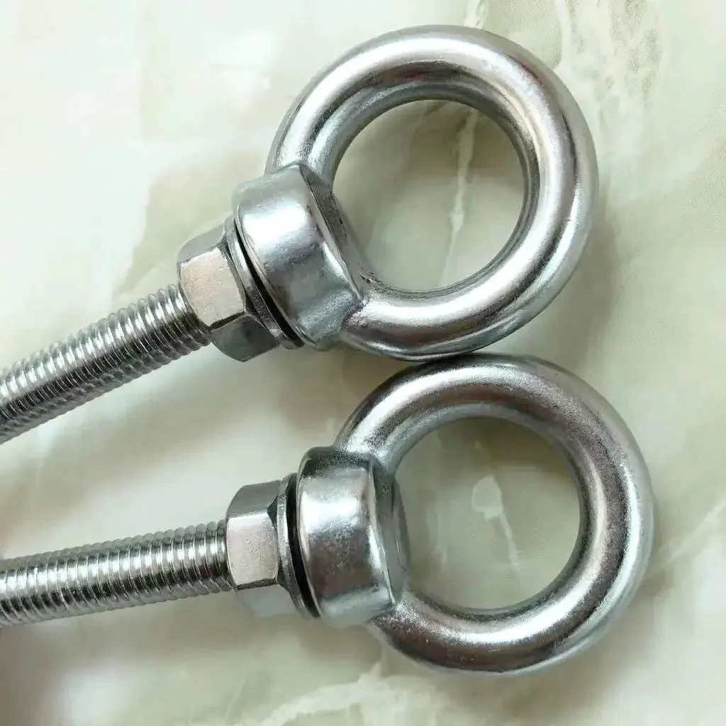 Shoulder Eye Bolts M8 Stainless Steel Built Tough Heavy Duty With Washers And Nuts For Lifting And Securing Cables And Wires Long Shank Thread 100mm Overall Length 135mm 2 Pack - Image 5