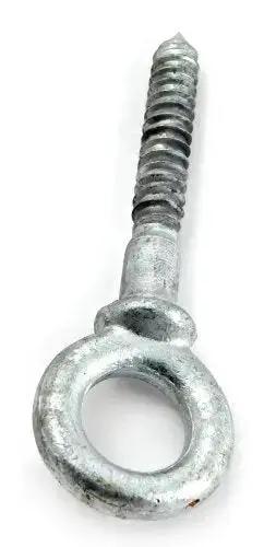 Shoulder Pattern Screw Eye Bolt, Hot Dipped Galvanized, 1/2 Inch By 3-1/4 Inch Overall Length, Not For Overhead Lifting, Durable Steel Hardware For Woodworking Garage And Farm Projects - Image 4