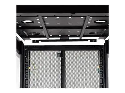 Side Panel for SR42UB Rack Enclosure With Key Lock Latch Black, SR42SIDE SmartRack Access Panel for 42U Standard Depth Cabinets, Heavy Duty Metal Construction, Easy Mounting, Secure Locking Handle - Image 4