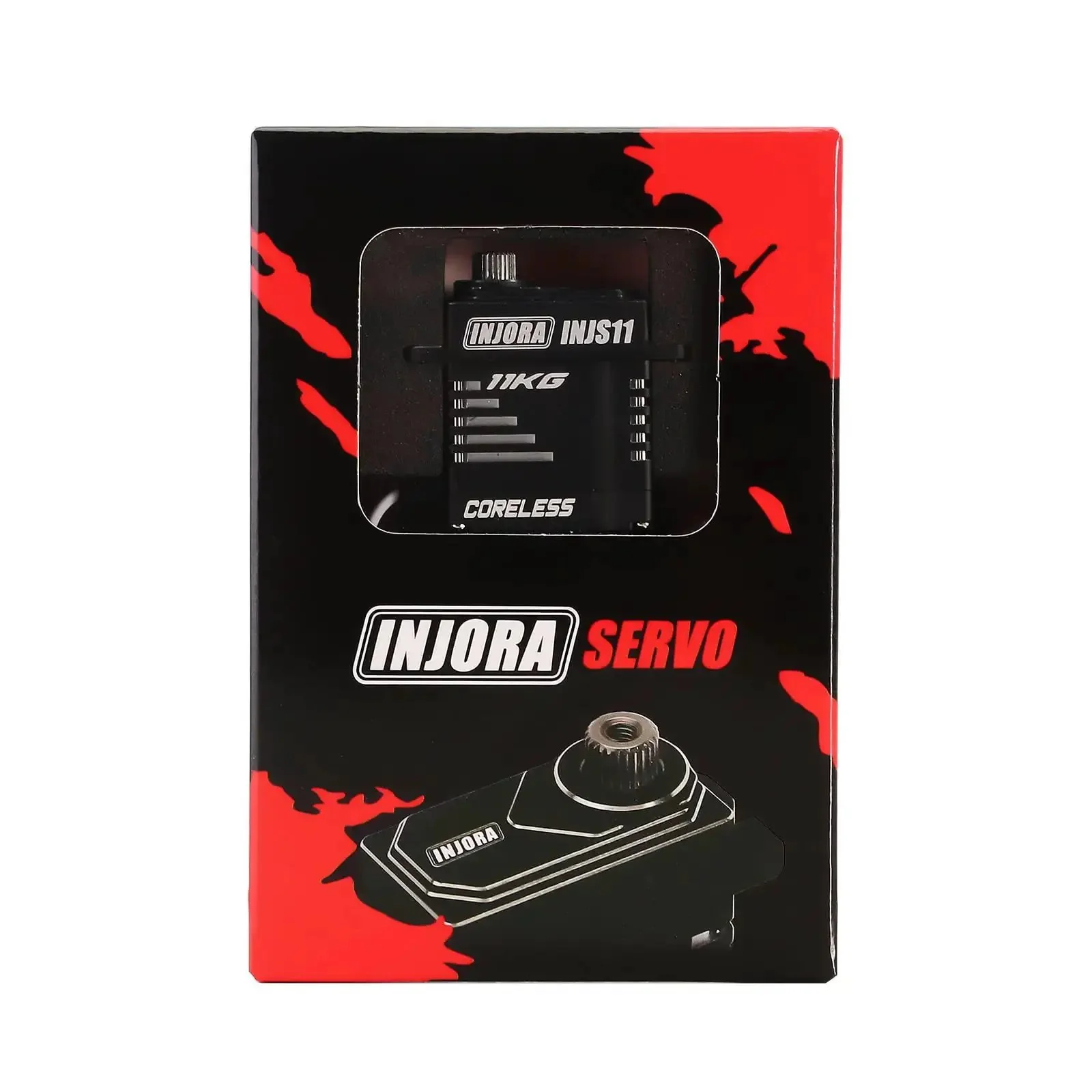 Side Wire Exit Coreless Digital Micro Servo With Metal Gear Beefy 11KgCm Torque Fast Response For 1 18th And 1 24th RC Crawlers Power Boost High Efficiency 0.106 Sec 60 Deg At 6V Not Compatible With TRX4M SCX24 Mount Bracket - Image 2