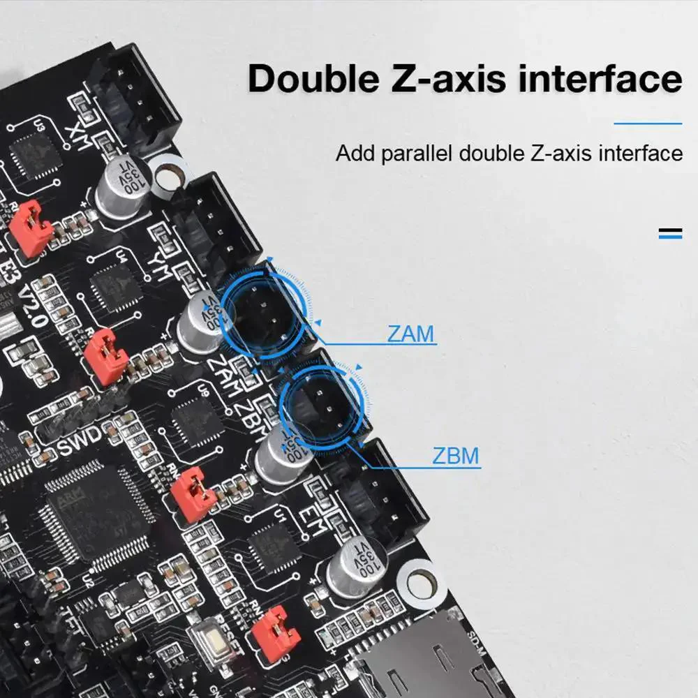 Silent 32Bit SKR Mini E3 V2 Control Board With TMC2209 UART Drivers For Ender 3 V2 Pro Ender 5 And Ender 3 Series 3D Printers Easy Plug And Play Upgrade For Smoother Printing - Image 3