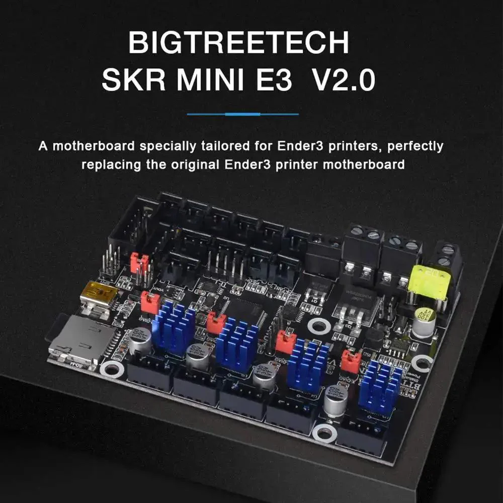 Silent 32Bit SKR Mini E3 V2 Control Board With TMC2209 UART Drivers For Ender 3 V2 Pro Ender 5 And Ender 3 Series 3D Printers Easy Plug And Play Upgrade For Smoother Printing - Image 9