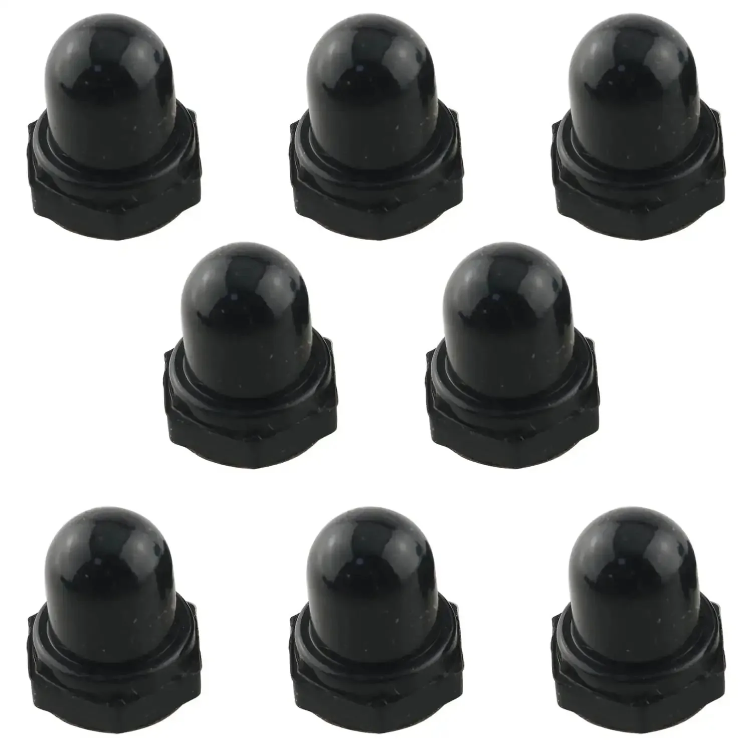 Silicone Dust Cap For Circuit Breakers 88 98 Series, Waterproof And Dirt Resistant Flat Cap, 11Mm Inner Diameter, Black, 8 Pack, Mini Protective Cover For Overcurrent Devices
