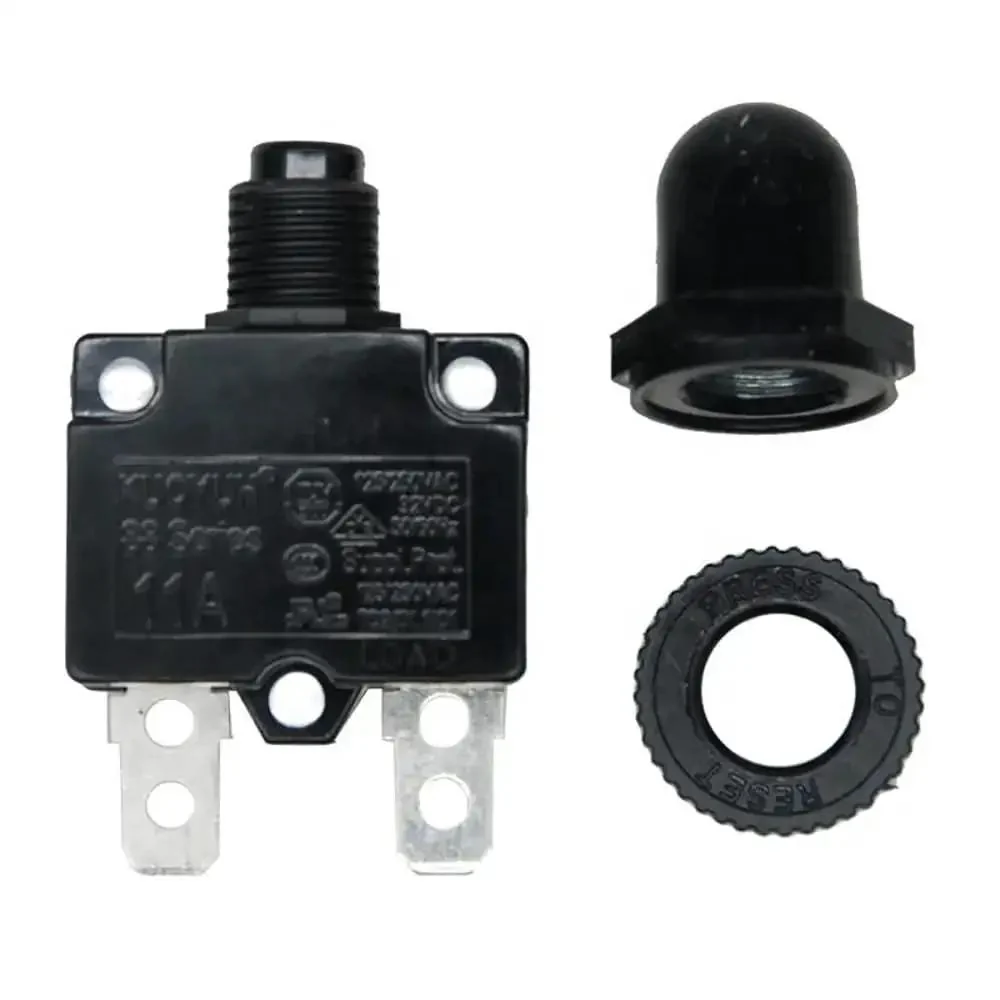 Silicone Dust Cap For Circuit Breakers 88 98 Series, Waterproof And Dirt Resistant Flat Cap, 11Mm Inner Diameter, Black, 8 Pack, Mini Protective Cover For Overcurrent Devices - Image 3