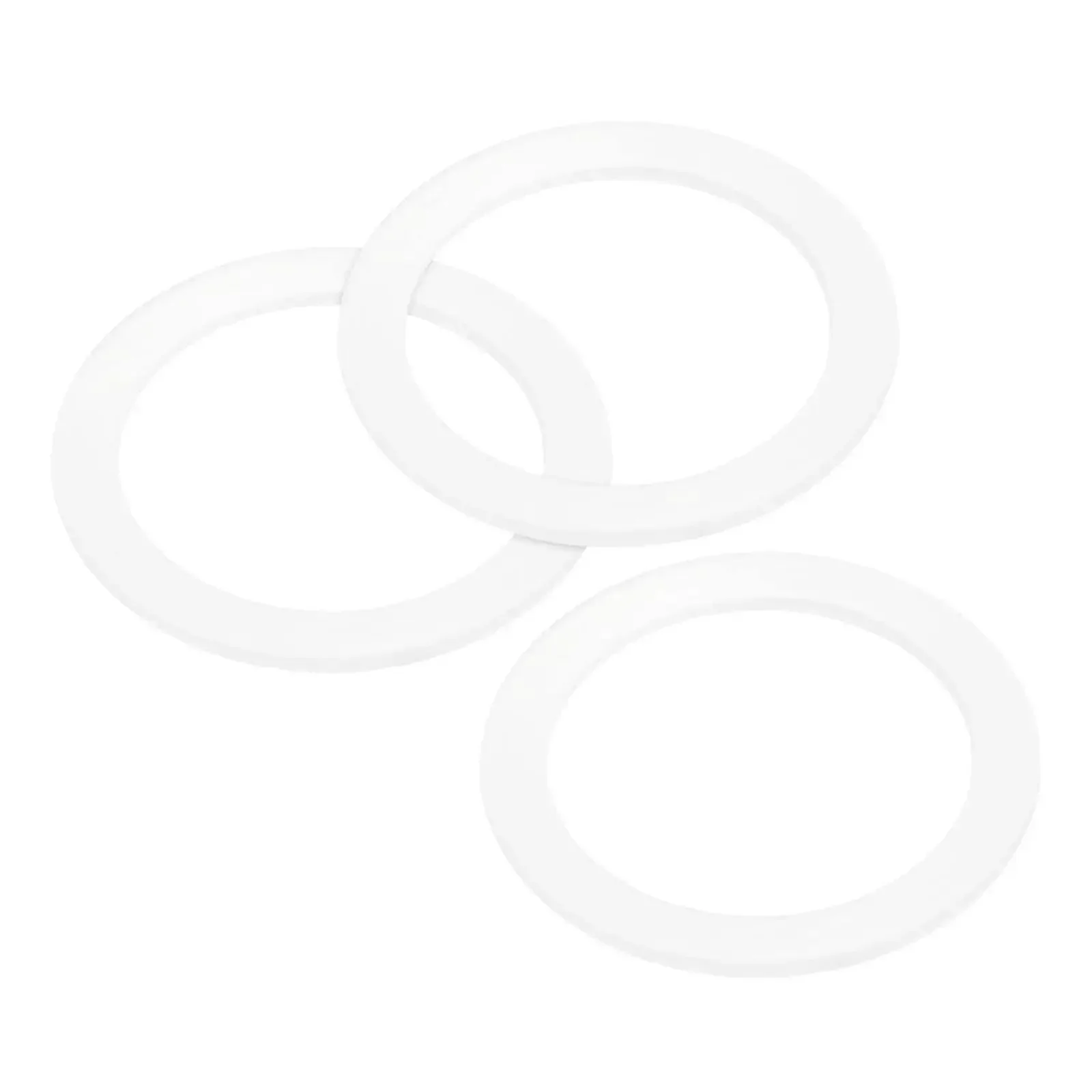 Silicone Gasket Seal For 1 Cup Coffee Maker Replacement Ring 38x50x2.2mm Aluminum Pot Pack Of 3 High Temperature Resistant Leak Proof Seal For Espresso And Office Coffee Machines
