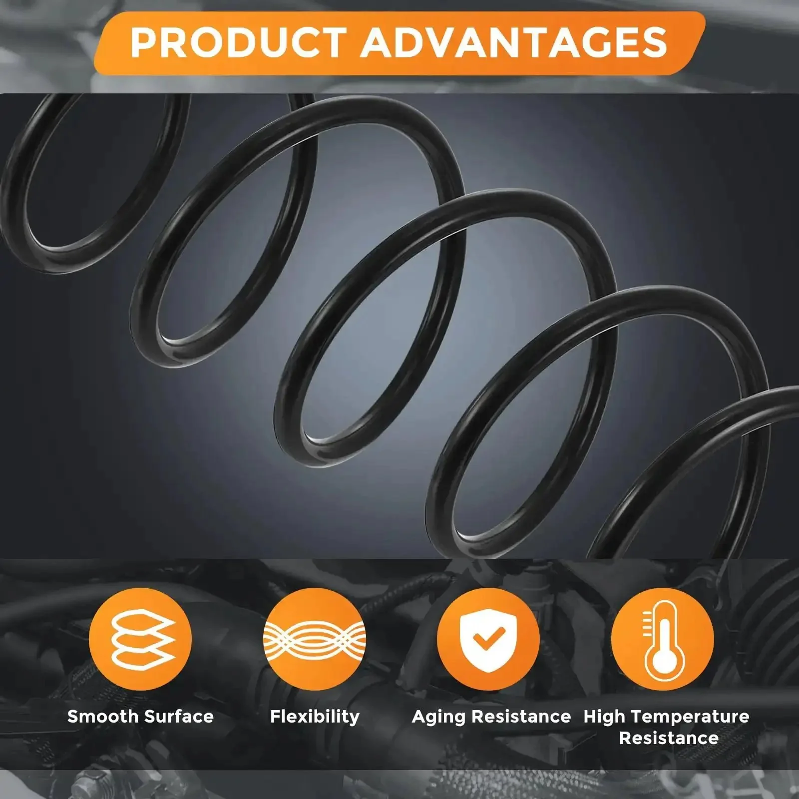 Silicone Vacuum Hose 10 Ft Long 4 mm Outer Diameter 2.5 mm Wall Thickness High Temp Automotive Replacement Vacuum Tube For Engine Intake And Windshield Washer Lines Black Perfect Fit For Your Ride - Image 5