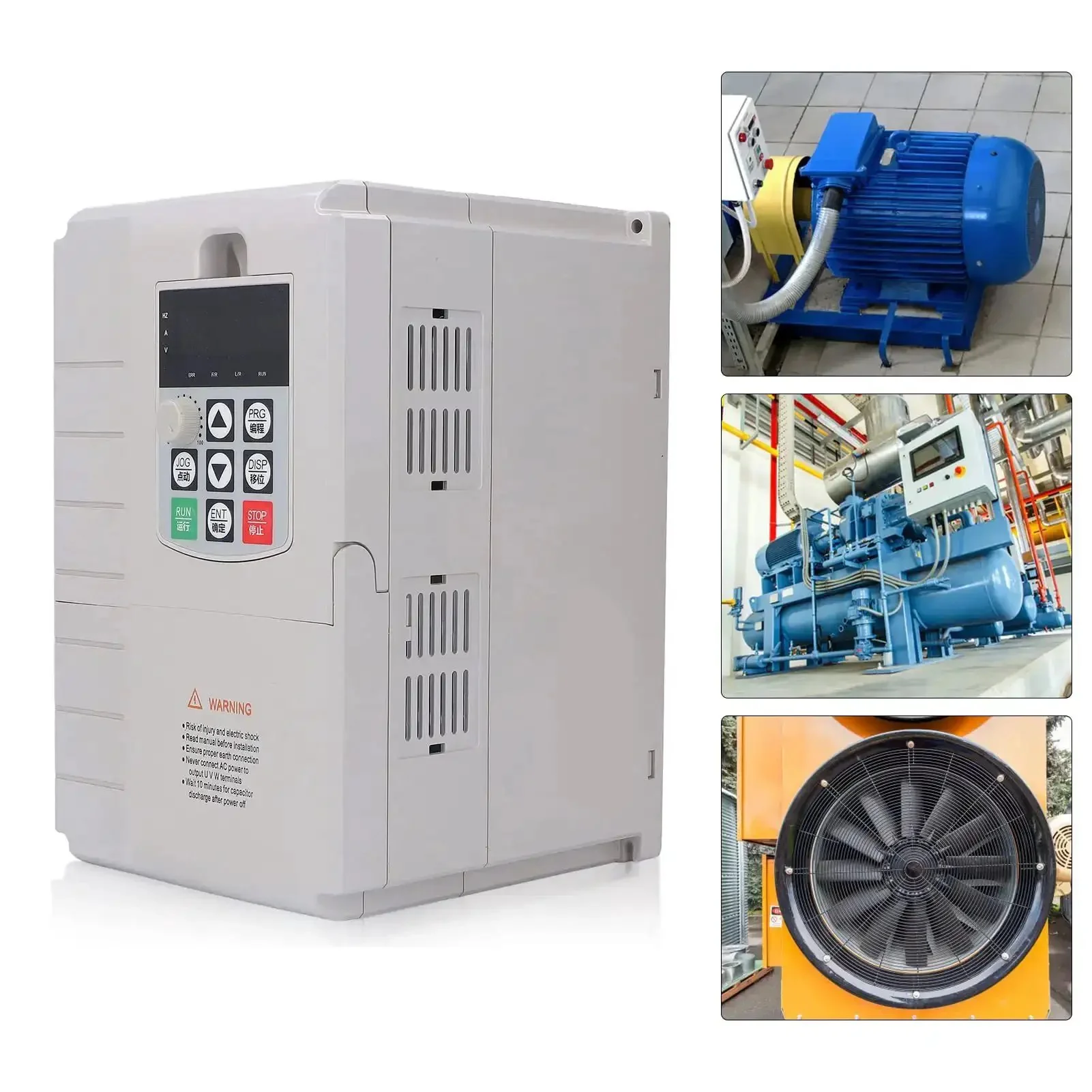 Single Phase 220V Input To 3 Phase 380V Output VFD Inverter For 7.5KW 45A Spindle Motor Speed Control With Wide Speed Range High Torque And Stable Performance For CNC Routers And Industrial Machining - Image 5