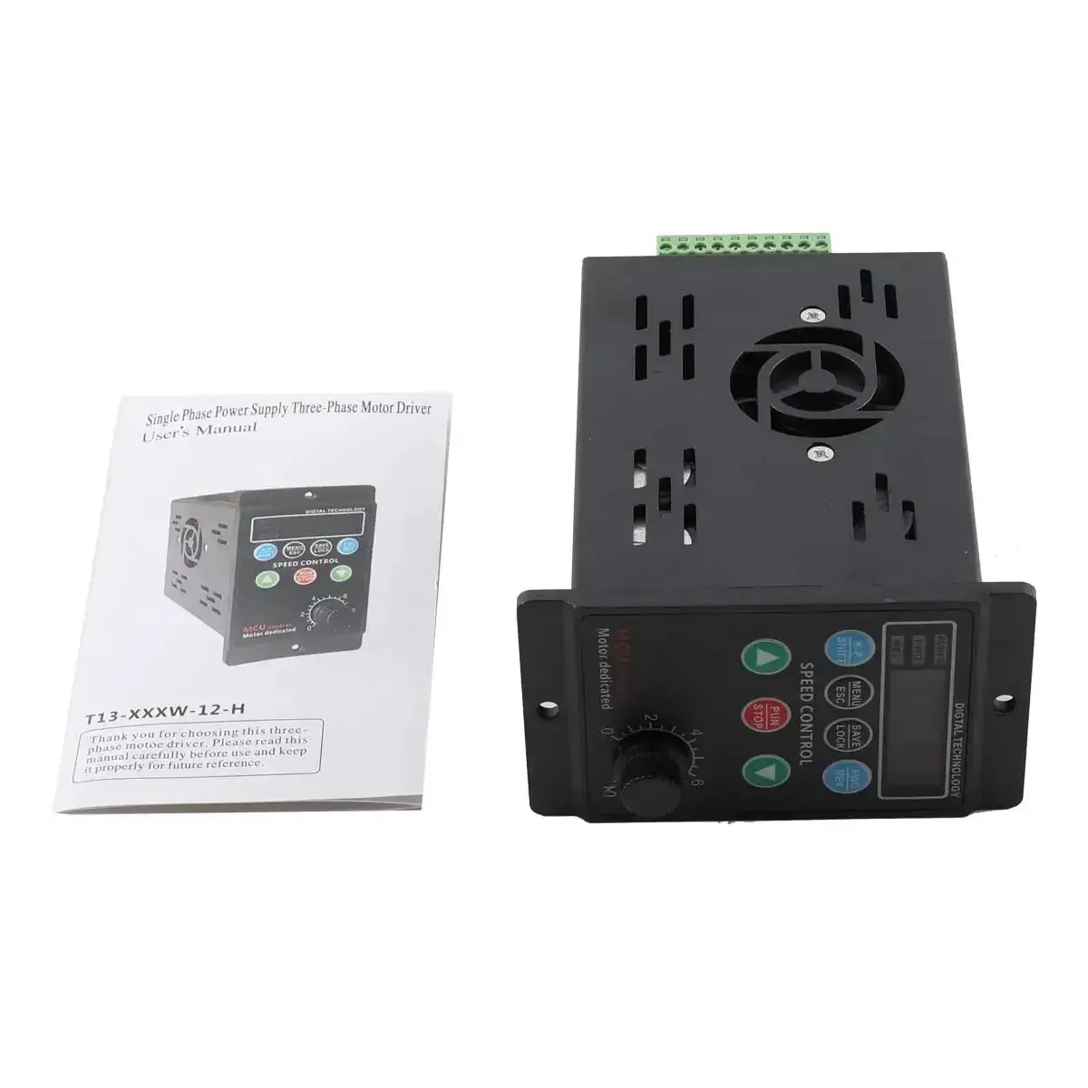 Single Phase To Three Phase VFD Inverter For Spindle Motors, 220V 0.75kW 1HP 5A Variable Frequency Drive, Easy Plug And Play 0 To 400 Hz Output, Compact 127 mm By 80.5 mm By 53 Mm, Great For CNC And DIY Speed Control - Image 2