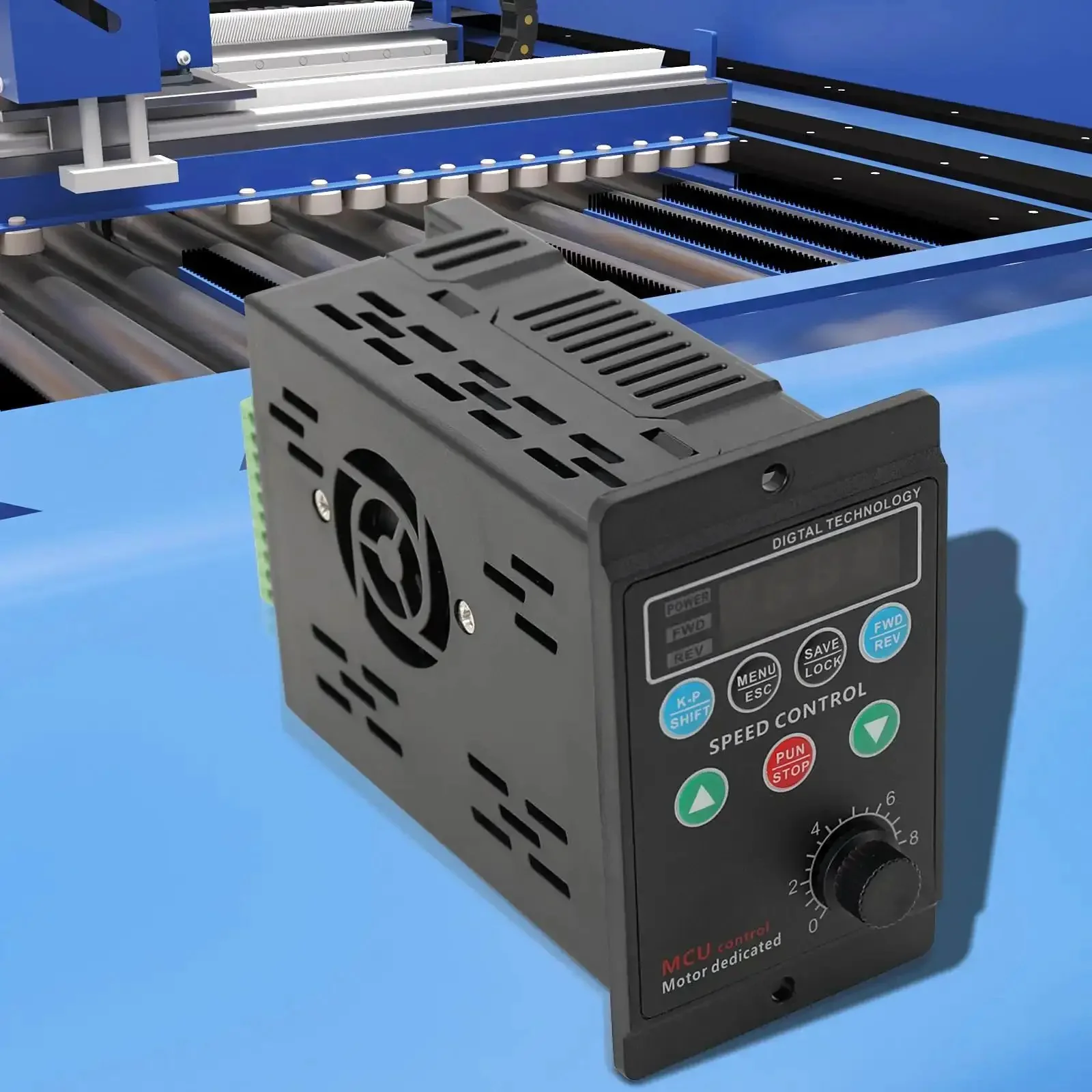 Single Phase To Three Phase VFD Inverter For Spindle Motors, 220V 0.75kW 1HP 5A Variable Frequency Drive, Easy Plug And Play 0 To 400 Hz Output, Compact 127 mm By 80.5 mm By 53 Mm, Great For CNC And DIY Speed Control - Image 9