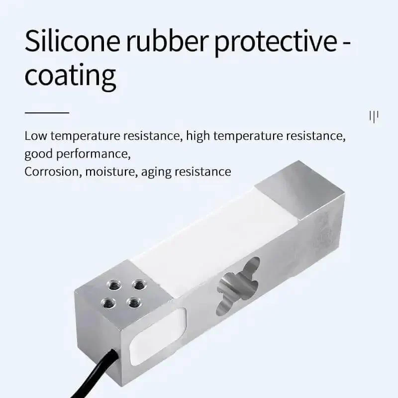 Single Point Load Cell For Weighing Platforms, Heavy Duty Rectangle Cantilever Sensor, Ultra Stable 0.2% Accuracy, Real Time Test Compression Force, Beefy Weight Sensor For 0 to 350KG Capacity - Image 4
