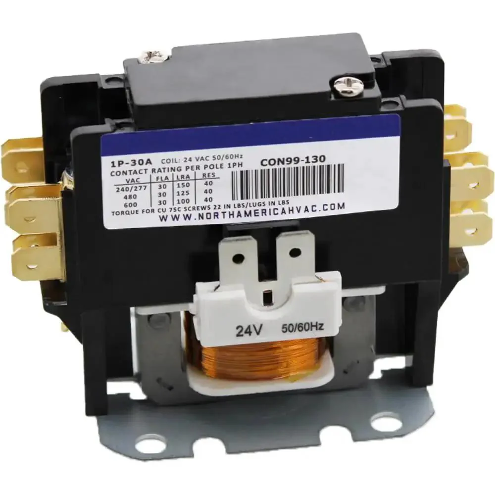 Single Pole 30A Condenser Contactor For Residential ACs, Upgraded Replacement Fits Nordyne 3100A15Q152L, Works With 99 Percent Of Major AC Units, Easy Install And Durable Design