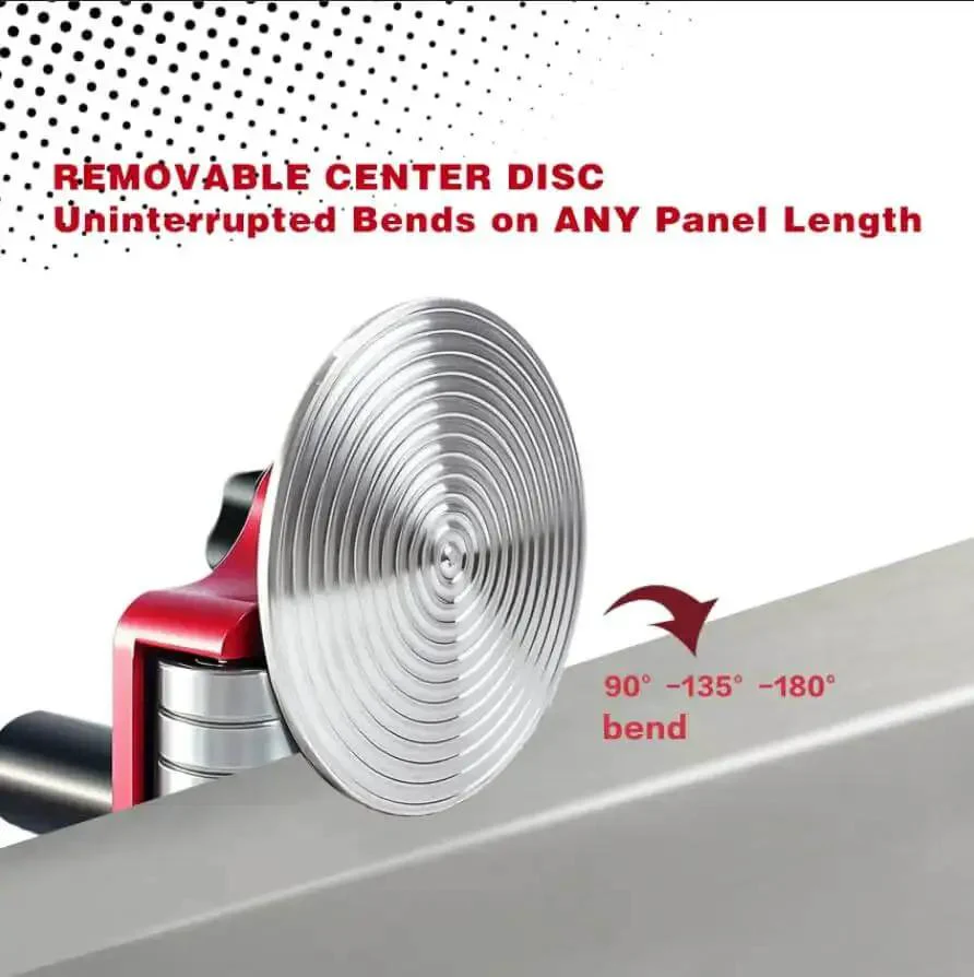 Single Station Sheet Metal Bender Tool For Roof Edges And Flashing, Standing Seam Bender For 5/16 To 1 3/4 Inch Curved Or Straight Bends, Pro Grade, No Fuss, Heavy Duty Metal Bending For Roofing, Trim, And Custom Fabrication - Image 5