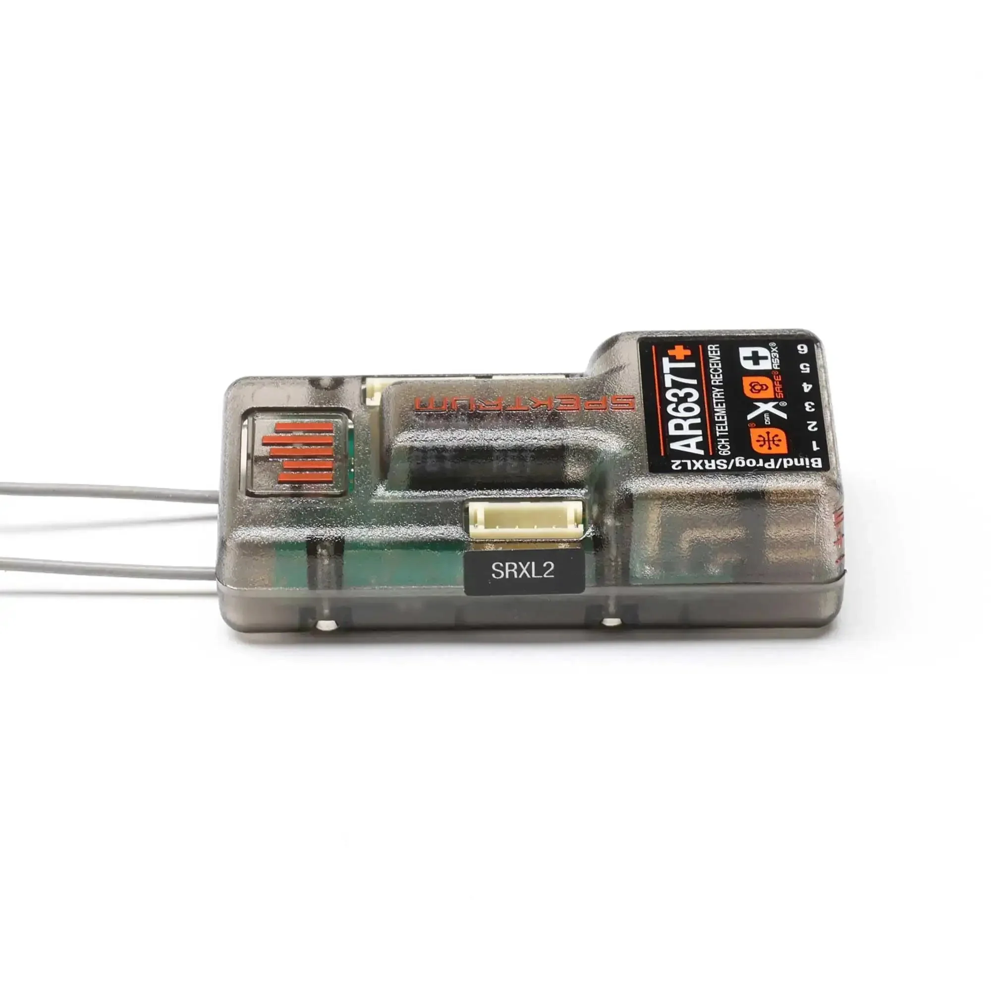 Six Channel AS3X Plus and SAFE Telemetry Receiver for Model Aircraft with One Wire Telemetry Ready to Roll with Smart ESCs Delivers Stable Flight and Real Time Telemetry for Electric and Gas Planes - Image 5