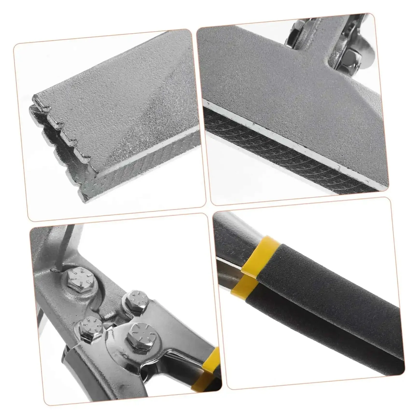 Six Inch Hand Seamer Metal Bender Tool With Straight Jaw For Sheet Metal Bending And Flattening Non Slip Wires In Jaws Pitted Heavy Duty Double Layer Handle Locking Design For HVAC And Roofing - Image 9