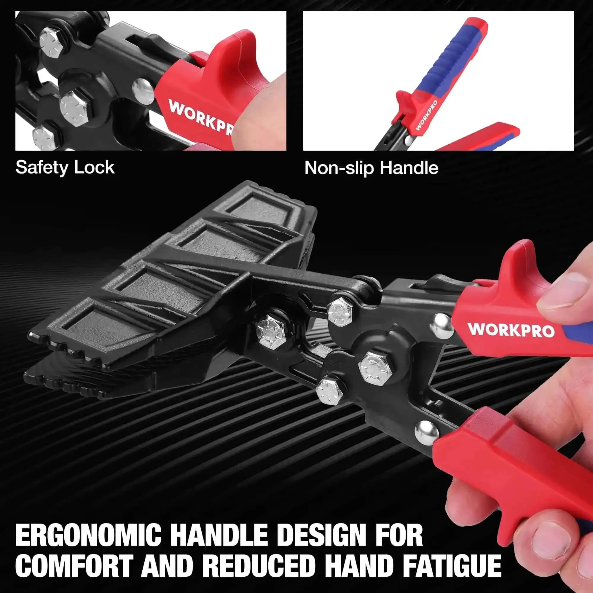 Six Inch Hand Seamer Tool For Sheet Metal Bending And Seaming Heavy Duty Steel Brake Pliers With An Ergonomic Grip And Smooth Jaw For Flawless Flatwork - Image 5