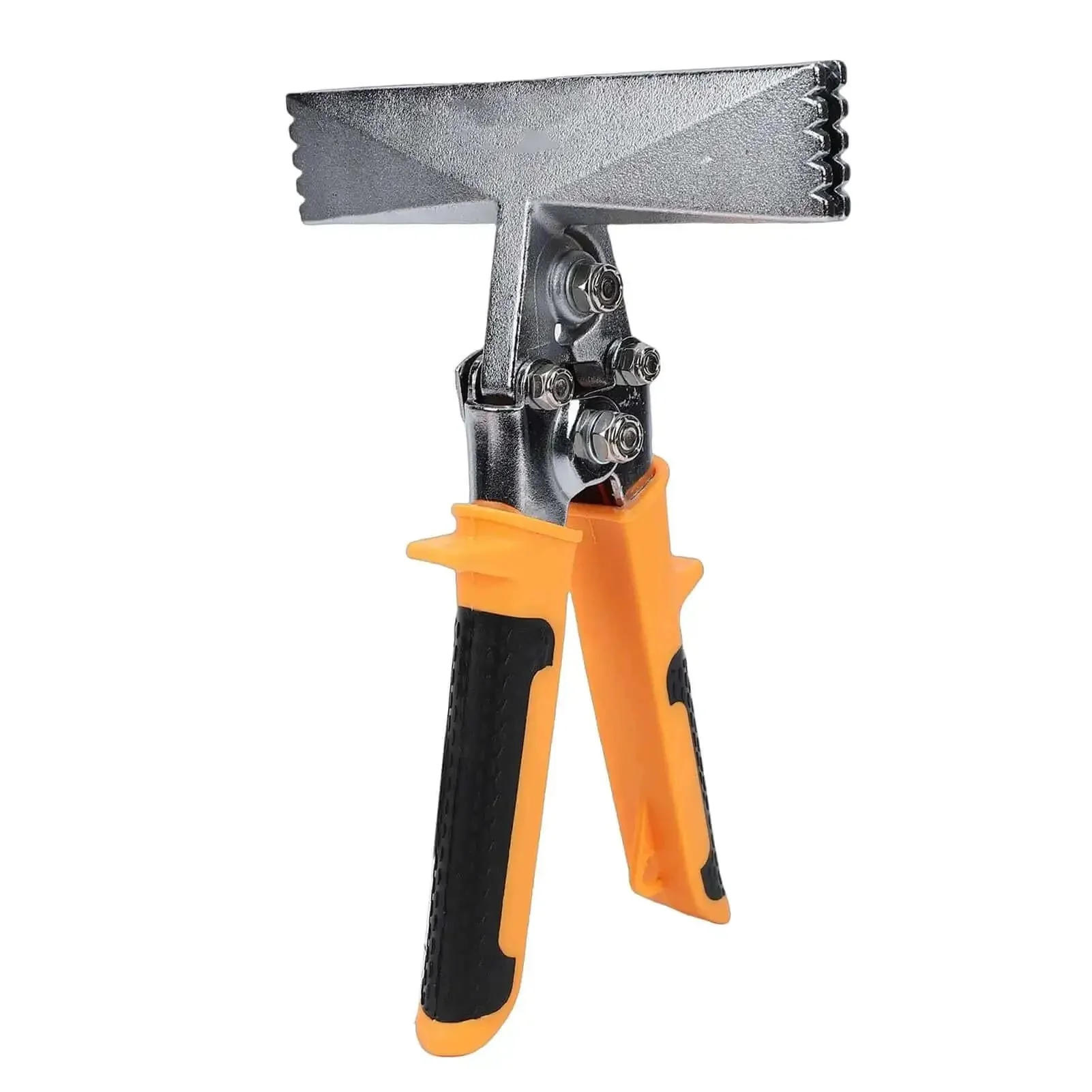 Six Inch Sheet Metal Bender Pliers With Straight Jaw For HVAC Ductwork Hand Seamer For HVAC Pros Ergonomic Non Slip Handle Vibration Dampening Grip For Easy Overhead And Repetitive Bending - Image 9