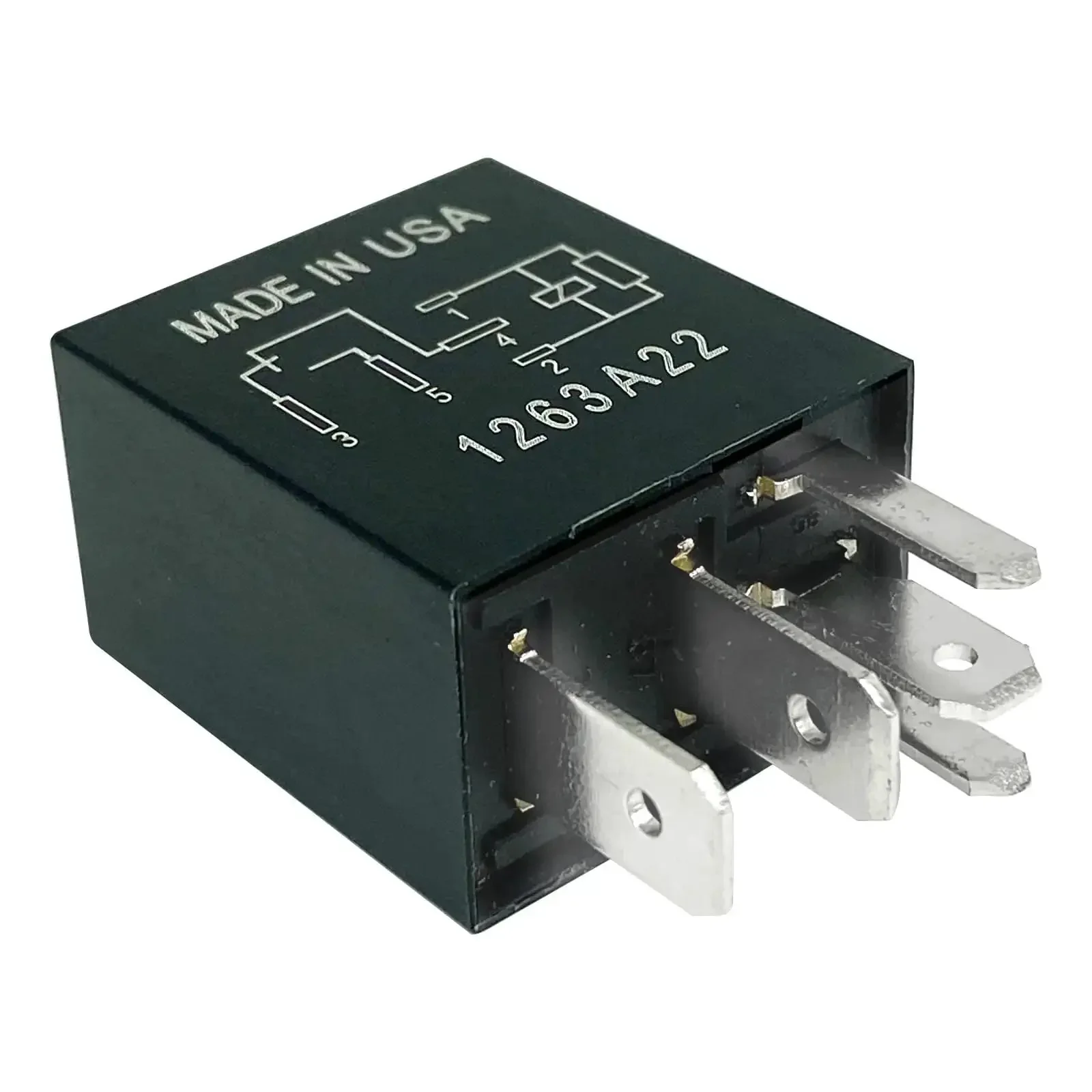 Six Pack 12V DC Automotive Relays 40A 5 Pin SPDT High Current Relay Kit For Jeep Cooling Fans HVAC And Electrical Systems Fixes Direct OEM Style Replacement With 150A Inrush Capacity And 280 Size Terminals For Easy Wiring - Image 4
