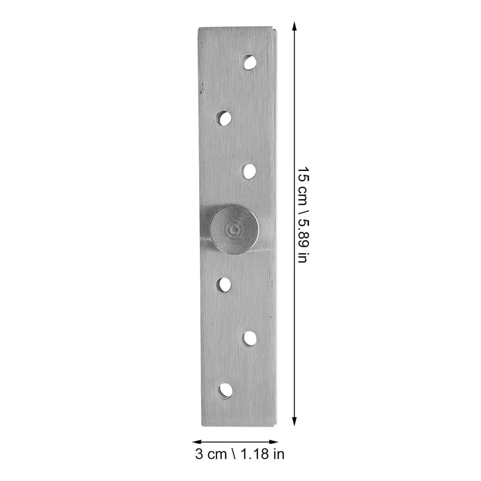 Six Pack 360 Degree Concealed Door Pivot Hinges For Wood Cabinets, Heavy Duty Stainless Steel Hidden Rotation Hinges For Secret Doors And Invisible Bookcase Hardware - Image 9